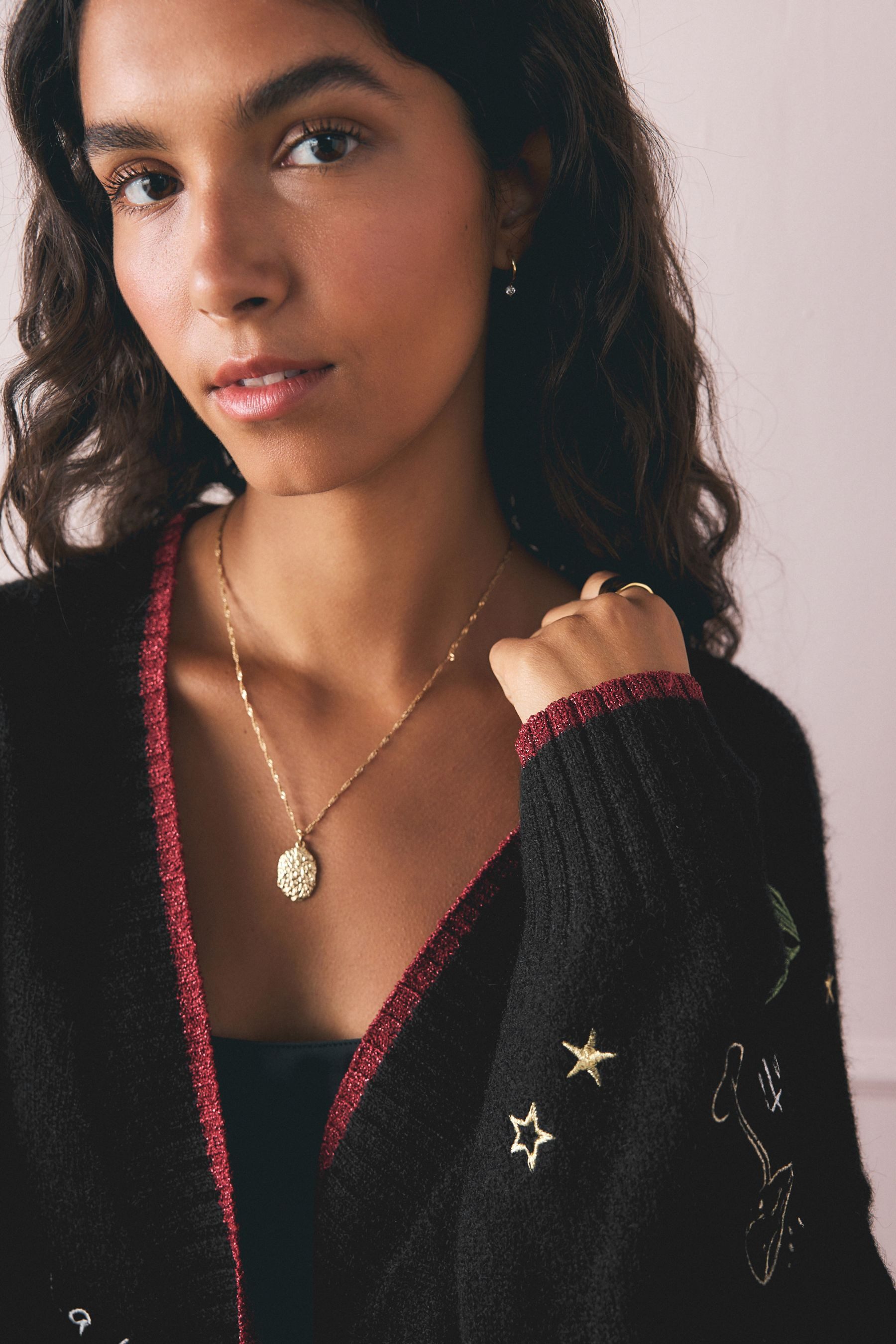 Rockett St George Strickjacke Rockett St George Strickjacke, Weihnachtsstickerei (1-tlg)