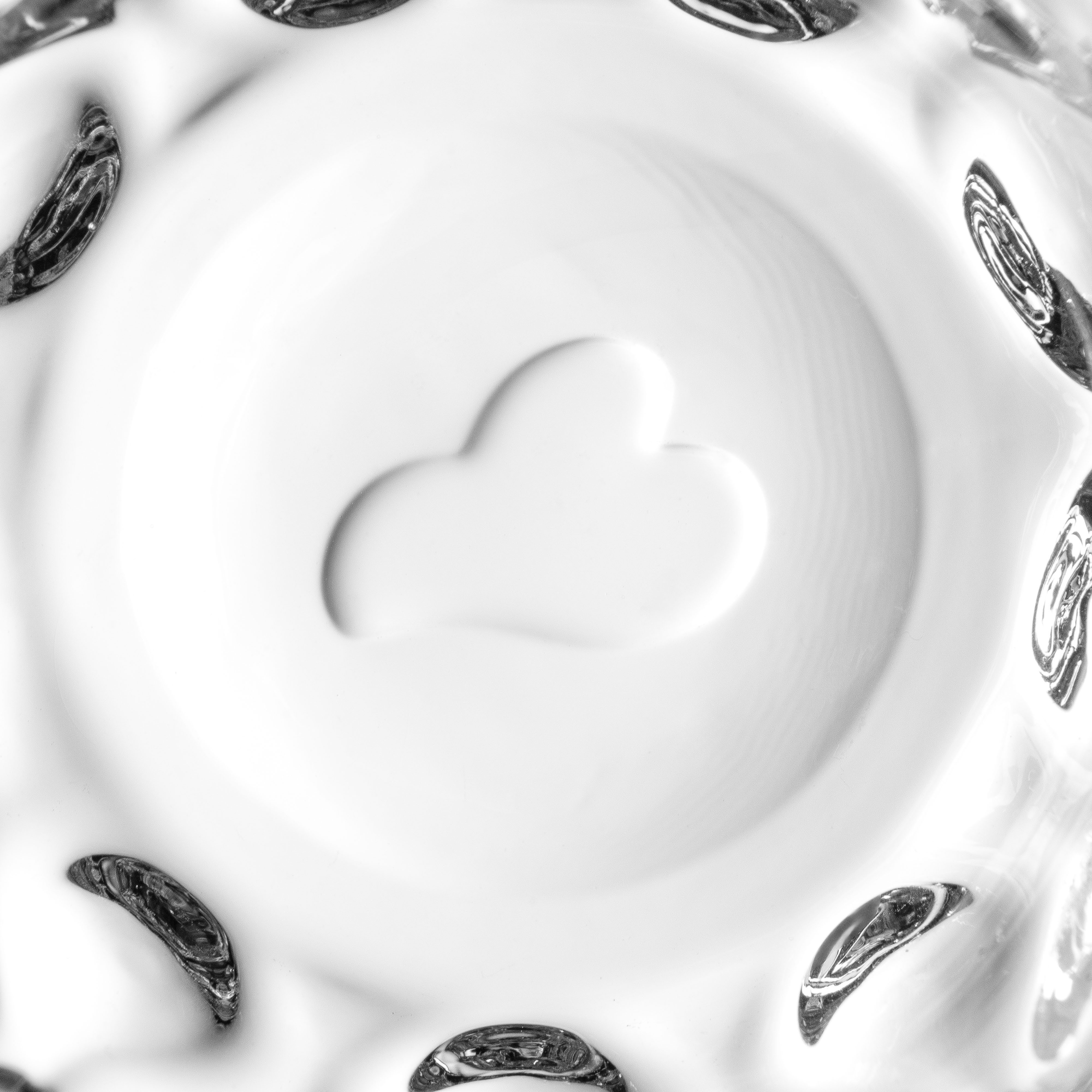 LEONARDO Espressoglas GOCCE, 90 ml, 6er-Set, 6-tlg., Glas, 3. Variante, mit Tropfenrelief