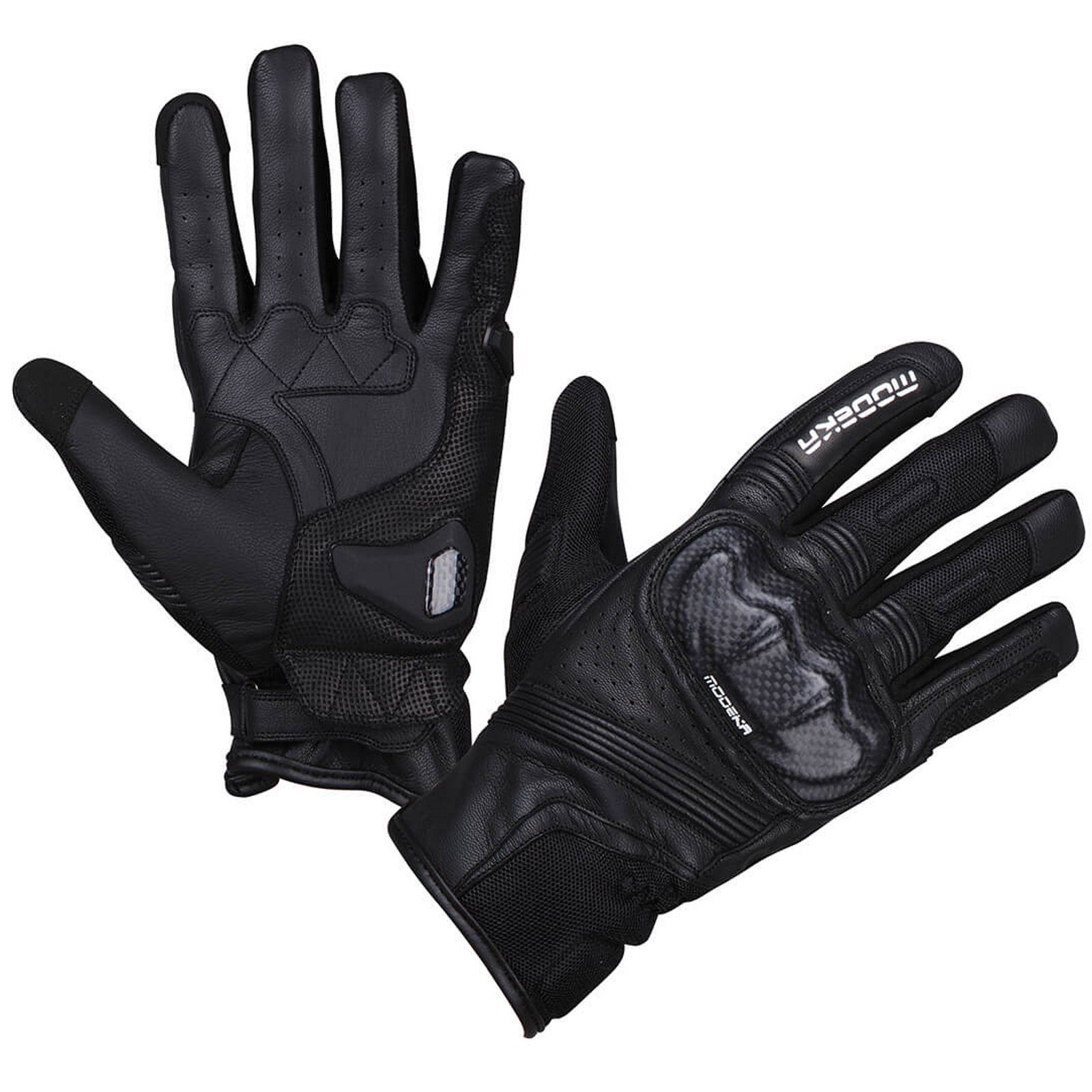 Modeka Motorradhandschuhe Modeka Miako Air Handschuhe schwarz 8