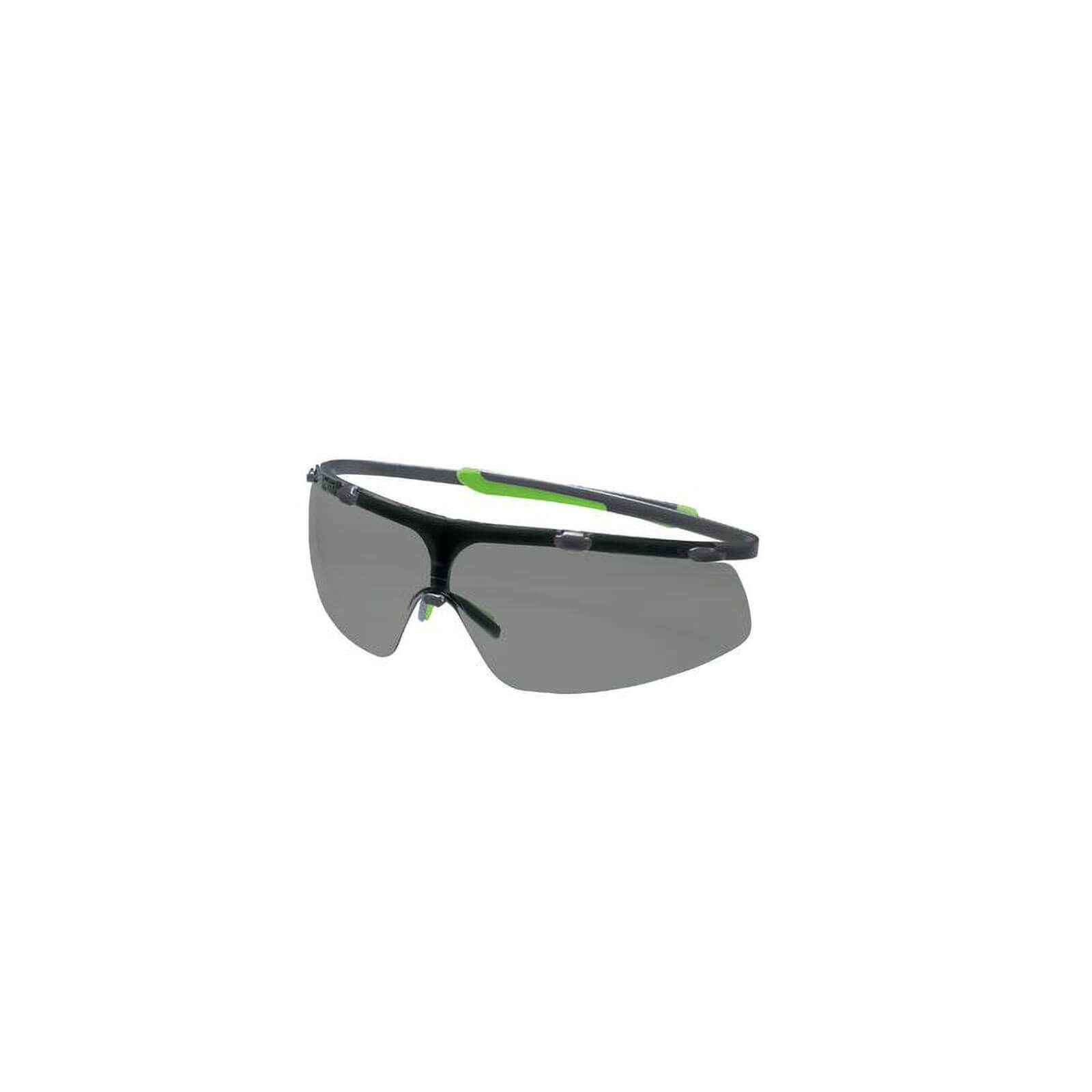Arbeitsschutzbrille uvex super g Bügelbrille grau/lime