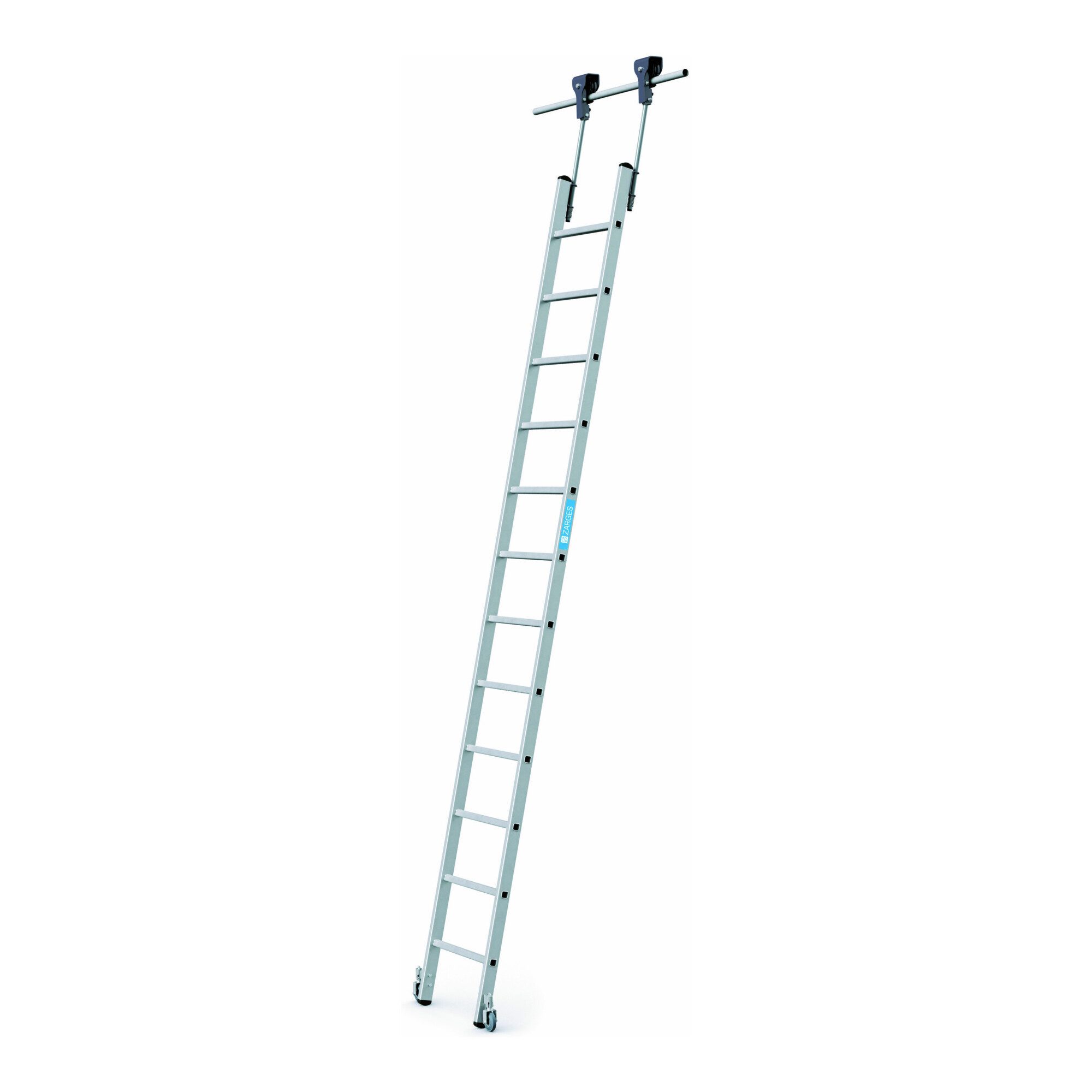 Zarges Regalleiter ZARGES Stella Trec LH - LM-Sprossen-Regalleiter 12 Sprossen