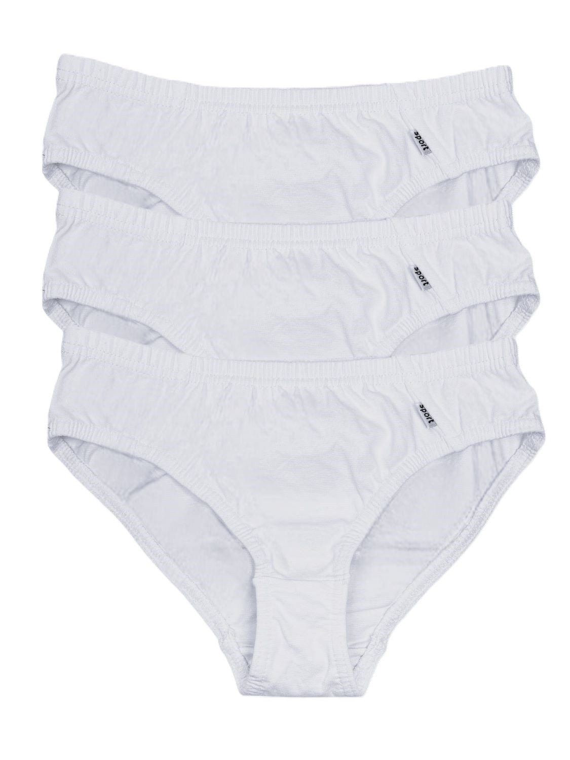 Toker Collection® Bikinislip Damen Bikini Sportslip schwarz oder weiß (Pack günstig online kaufen