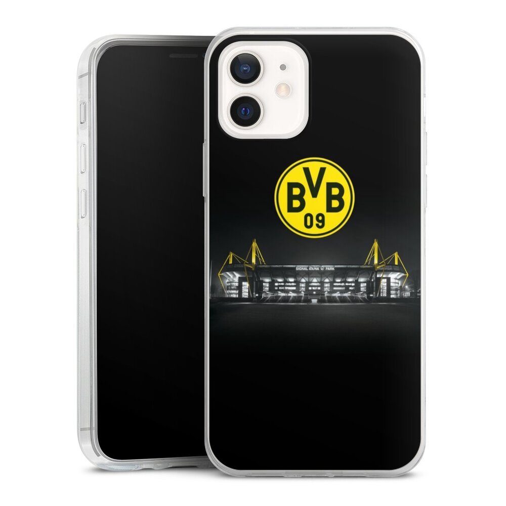 DeinDesign Handyhülle BVB Stadion Borussia Dortmund BVB Stadion, Apple iPhone 12 Slim Case Silikon Hülle Ultra Dünn Schutzhülle