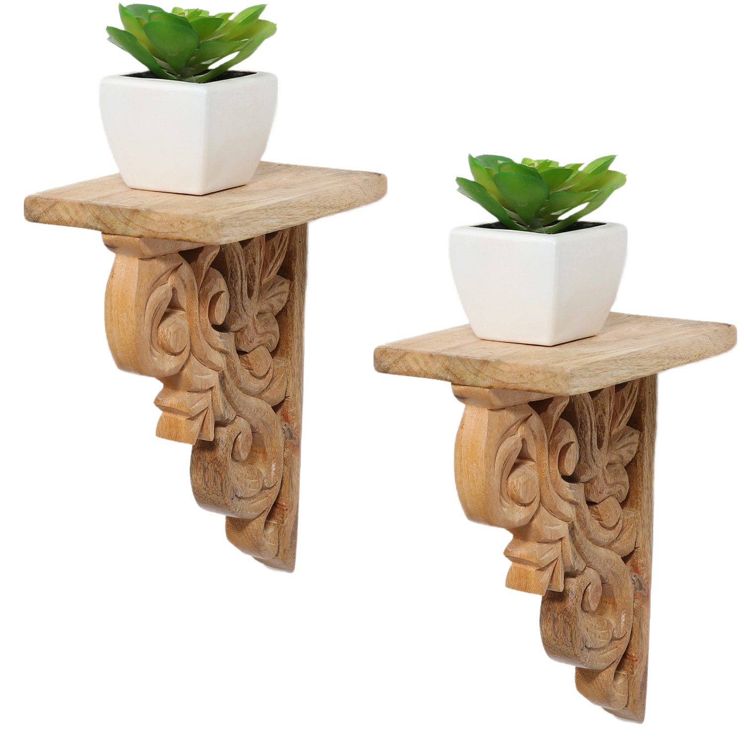 Marrakesch Orient & Mediterran Interior Wandregal 2er Set Wandablage Wandre günstig online kaufen