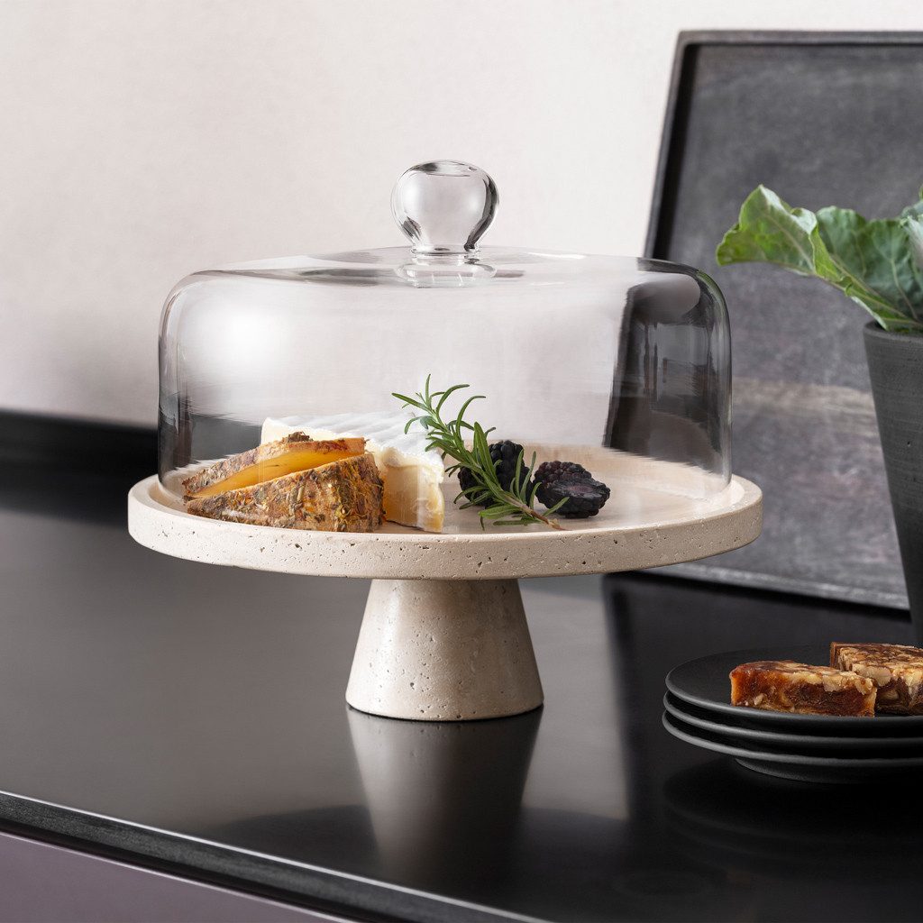Villeroy & Boch Servierschüssel Manufacture Travertine, (Set, 2-tlg), Stein, 2 Stck, teils spülmasch.fest – Bild 2 von 2