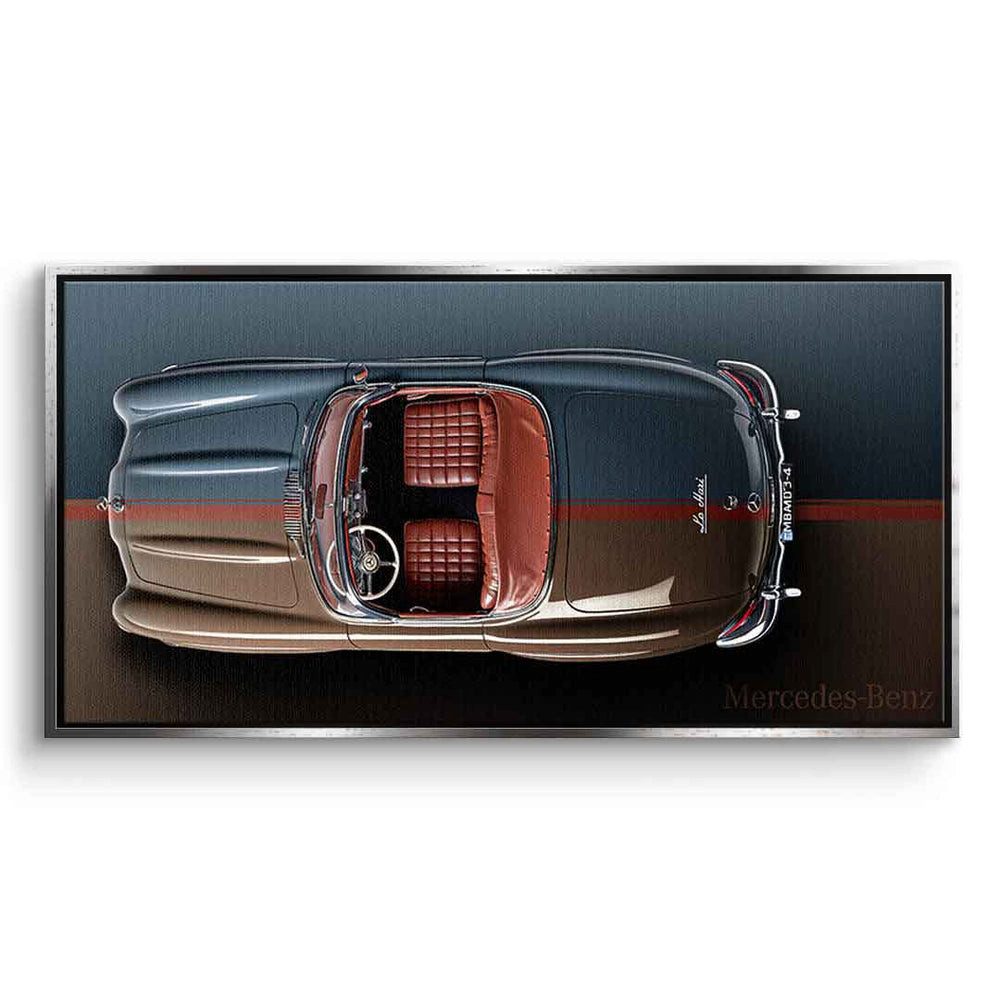 DOTCOMCANVAS® Leinwandbild Mercedes-Benz 300 SL Roadster, Leinwandbild Mercedes-Benz 300 SL Roadster Auto Kunstdruck Wandbild