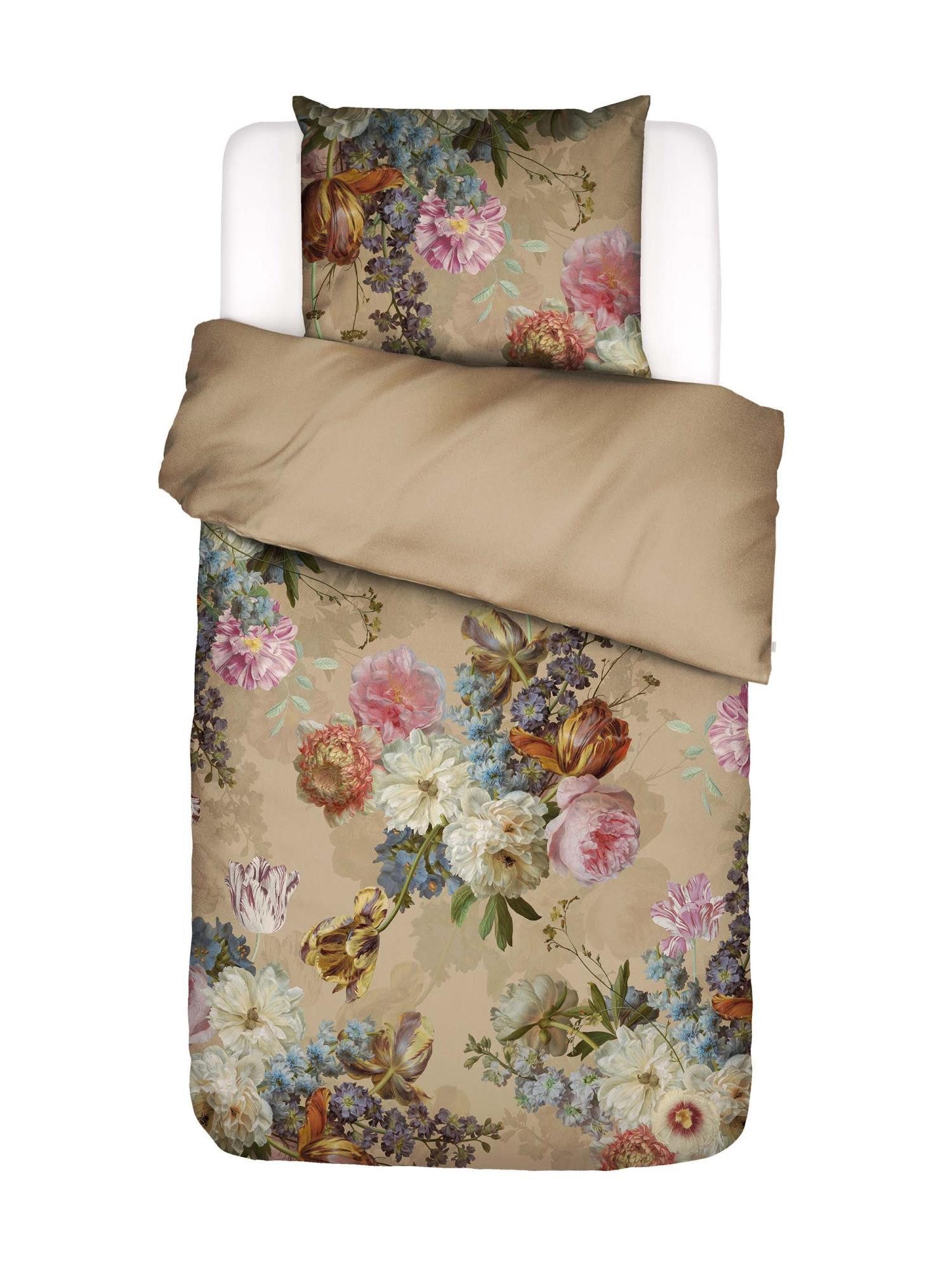 Essenza Bettwäsche Rosabelle, Satin, 2 teilig, mit floralem Muster