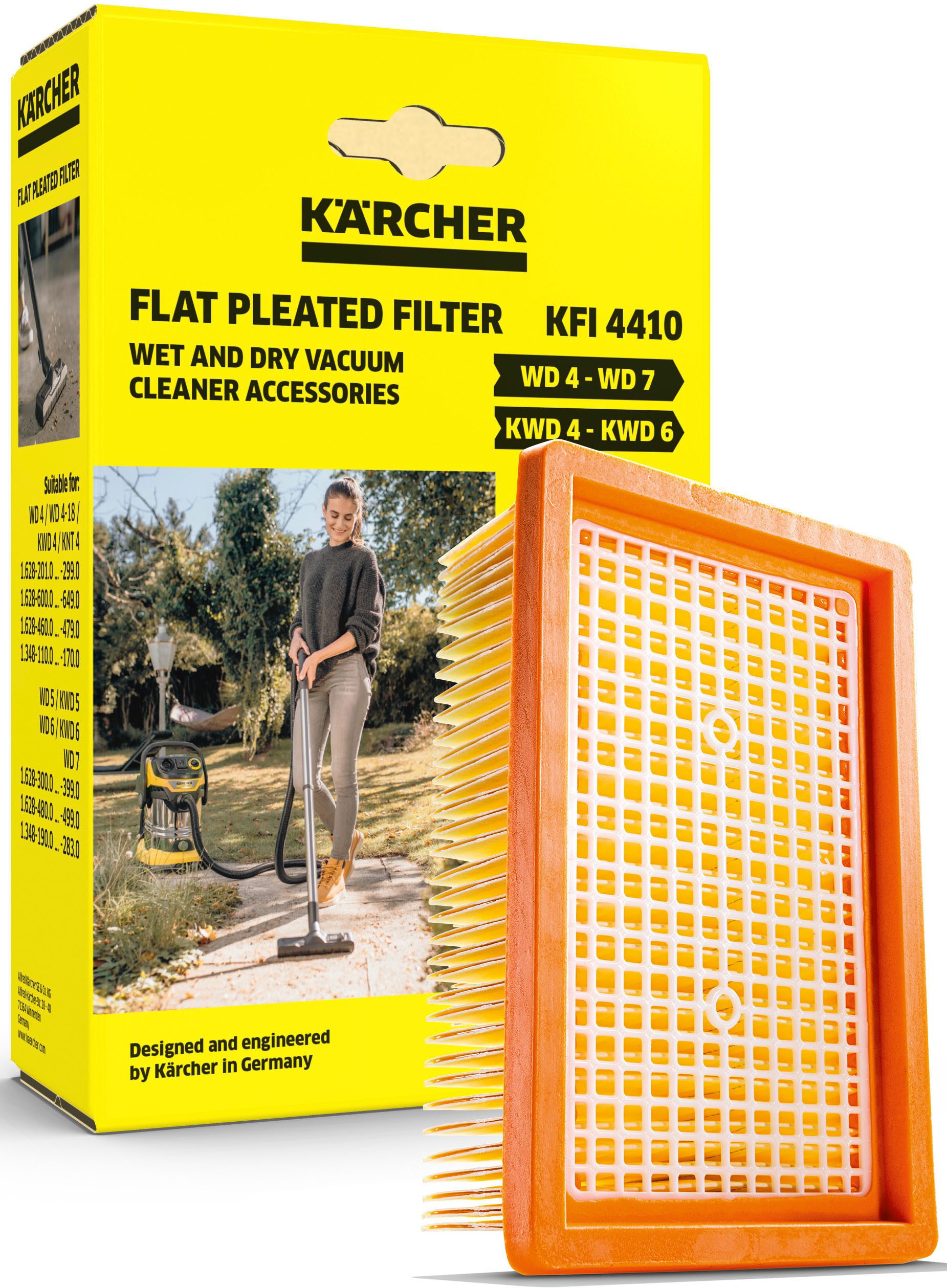 KÄRCHER Flachfaltenfilter KFI 4410, für WD 4 / WD 5 / WD 6