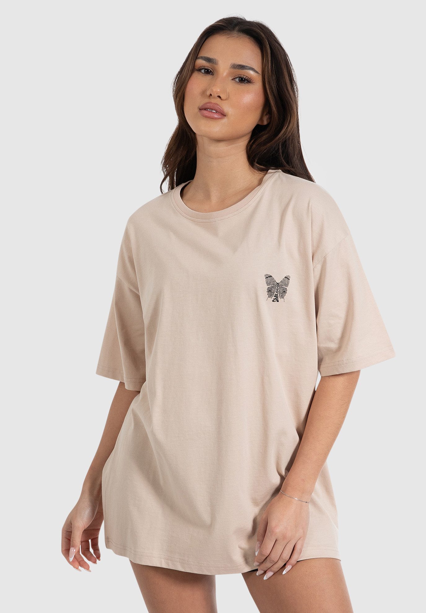 Smilodox T-Shirt Payton, Locker geschnittenes Baumwollshirt günstig online kaufen