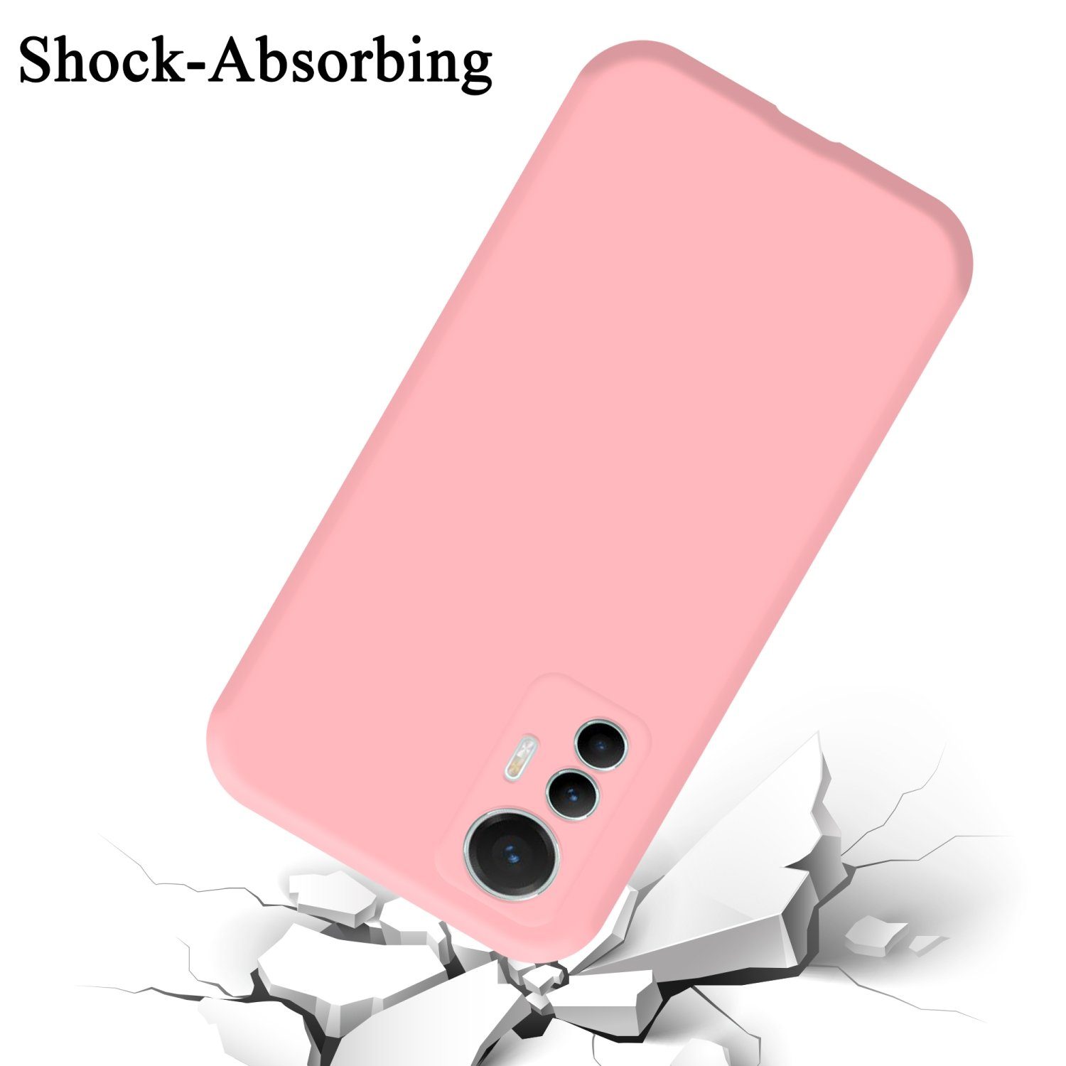 Cadorabo Handyhülle für Xiaomi 12 LITE Hülle Xiaomi 12 LITE, Flexible Hülle TPU Silikon Schutzhülle Back Cover Case
