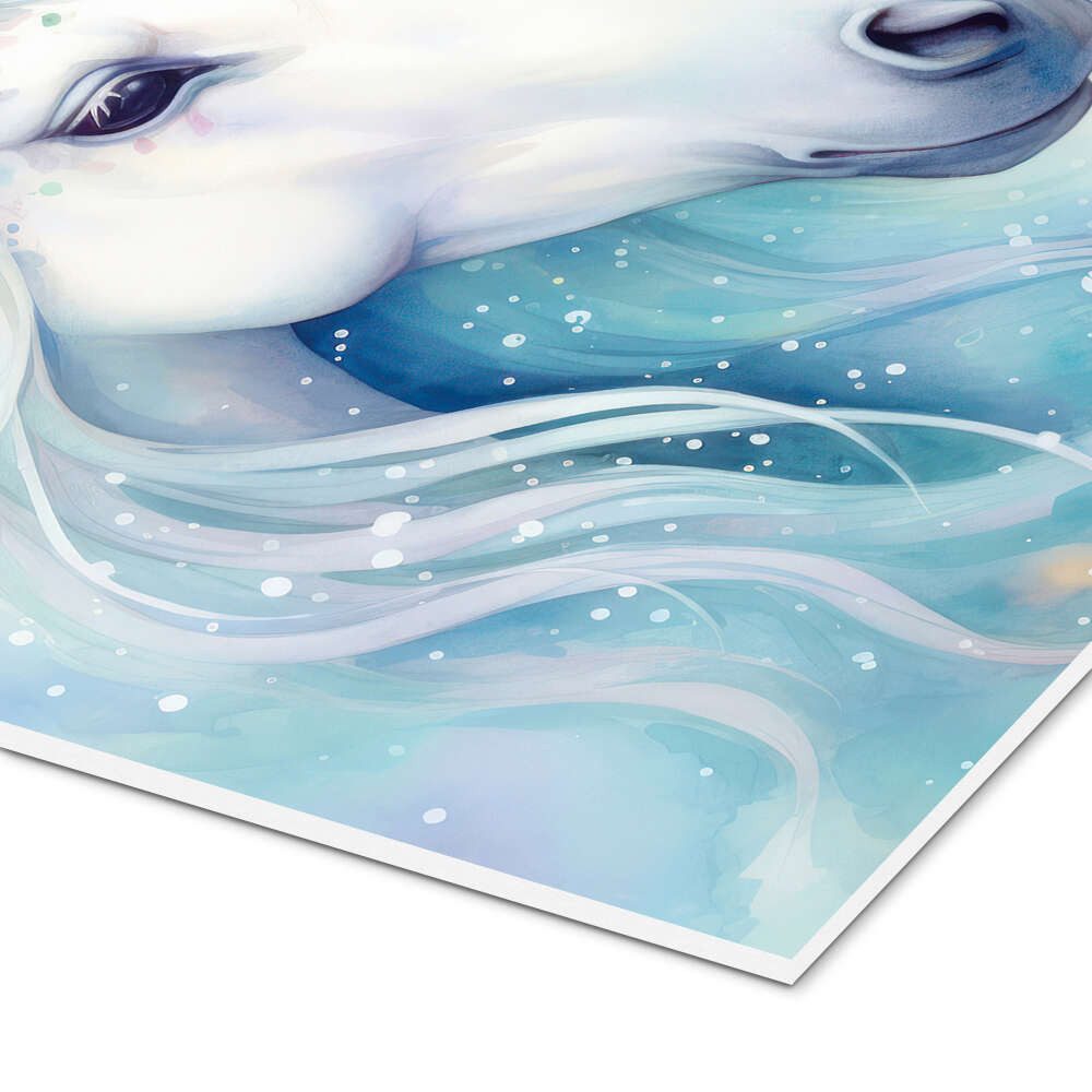 Posterlounge Wandbild Traumhaftes Einhorn, Dolphins DreamDesign, erhältlich als Poster, Leinwandbild, Wandsticker oder Acrylglasbild