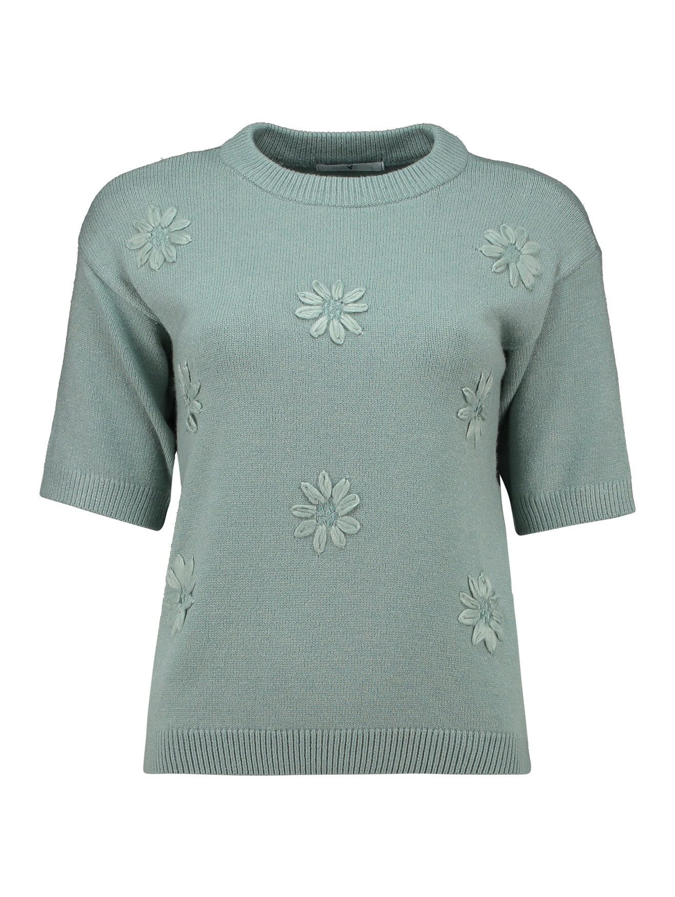 HaILY’S Strickpullover SS V SK Fl44ina willow green