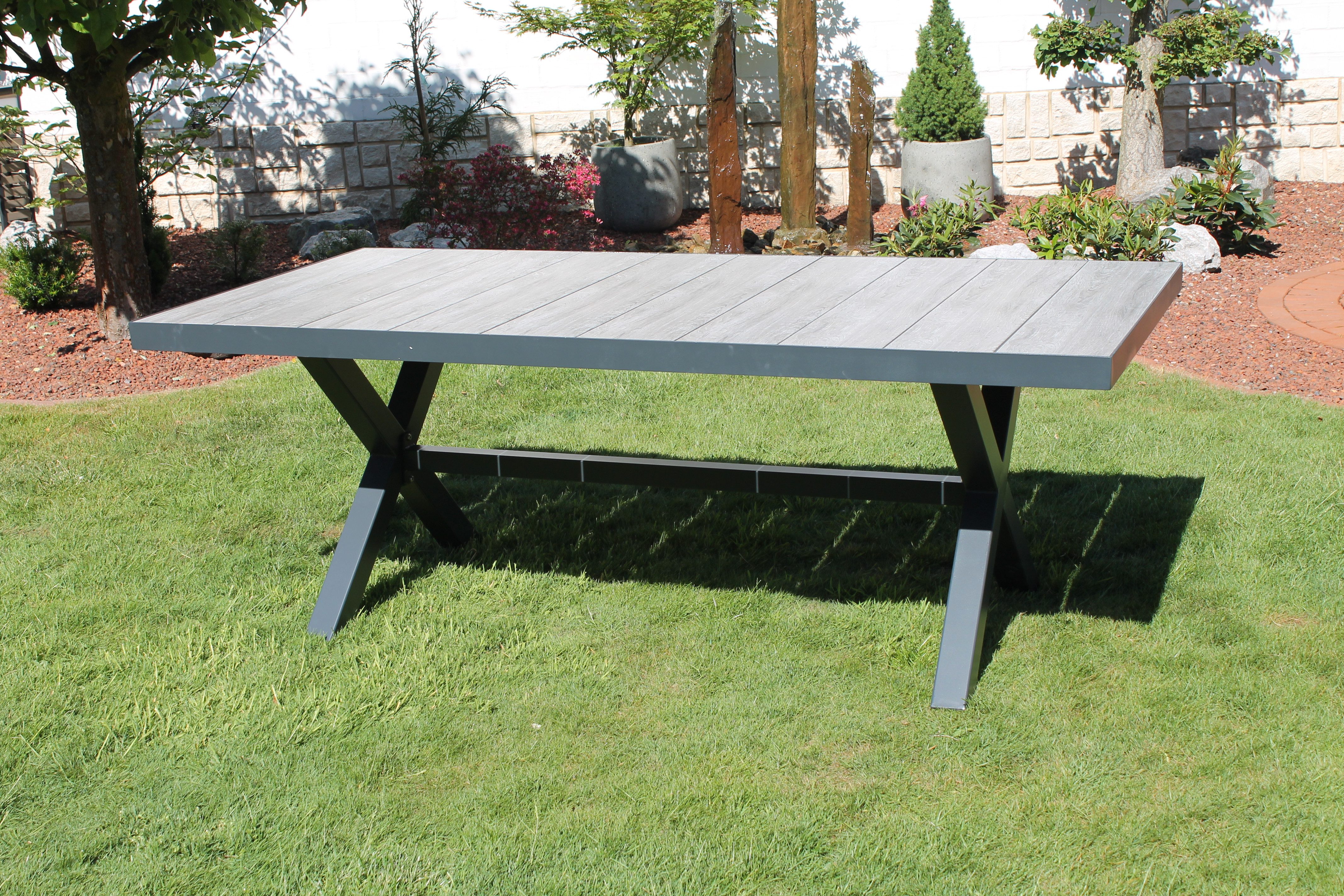 Leco Gartentisch Terrassentisch XXL Tisch Gartentisch Keramiktisch Tisch Manhattan (1 Tisch), XXL Format – Bild 5 von 5
