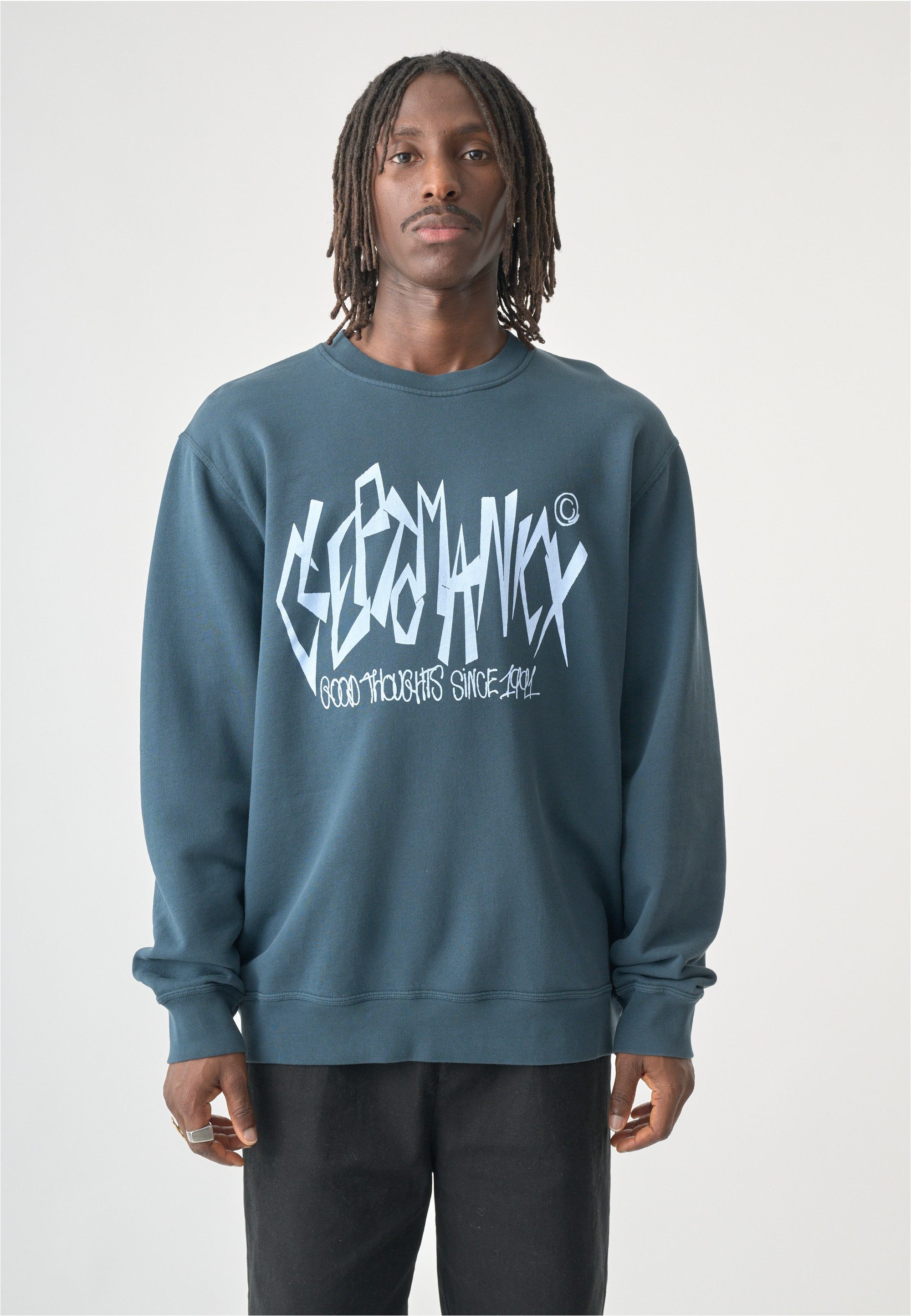 Cleptomanicx Sweatshirt mit coolem Frontprint