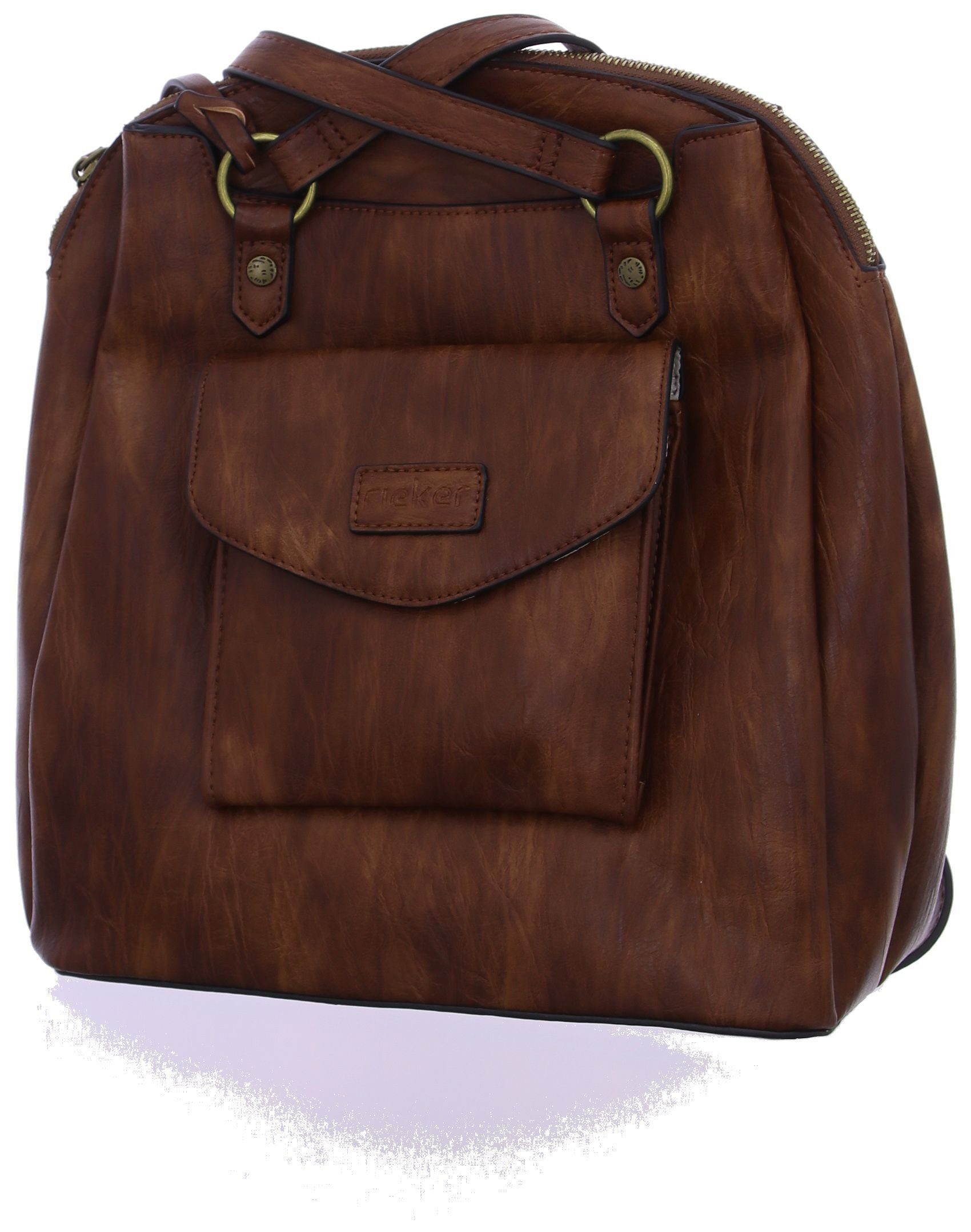 Rieker Cityrucksack (1-tlg), in Lederoptik