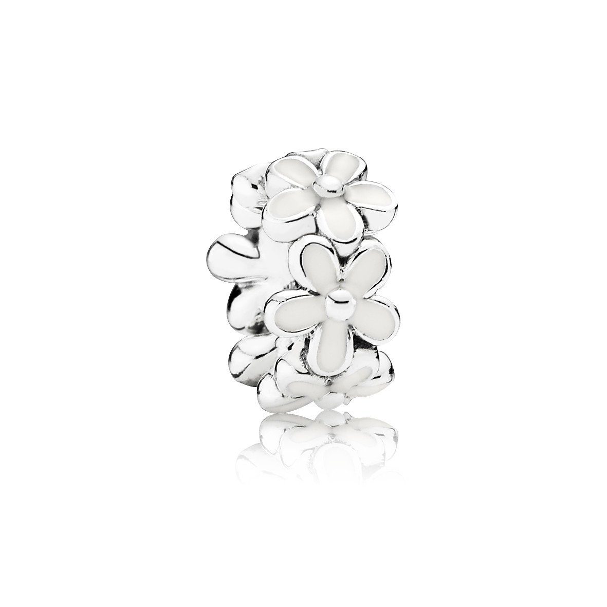 Bead Pandora Charm Gänseblümchen 791495EN12 Silber