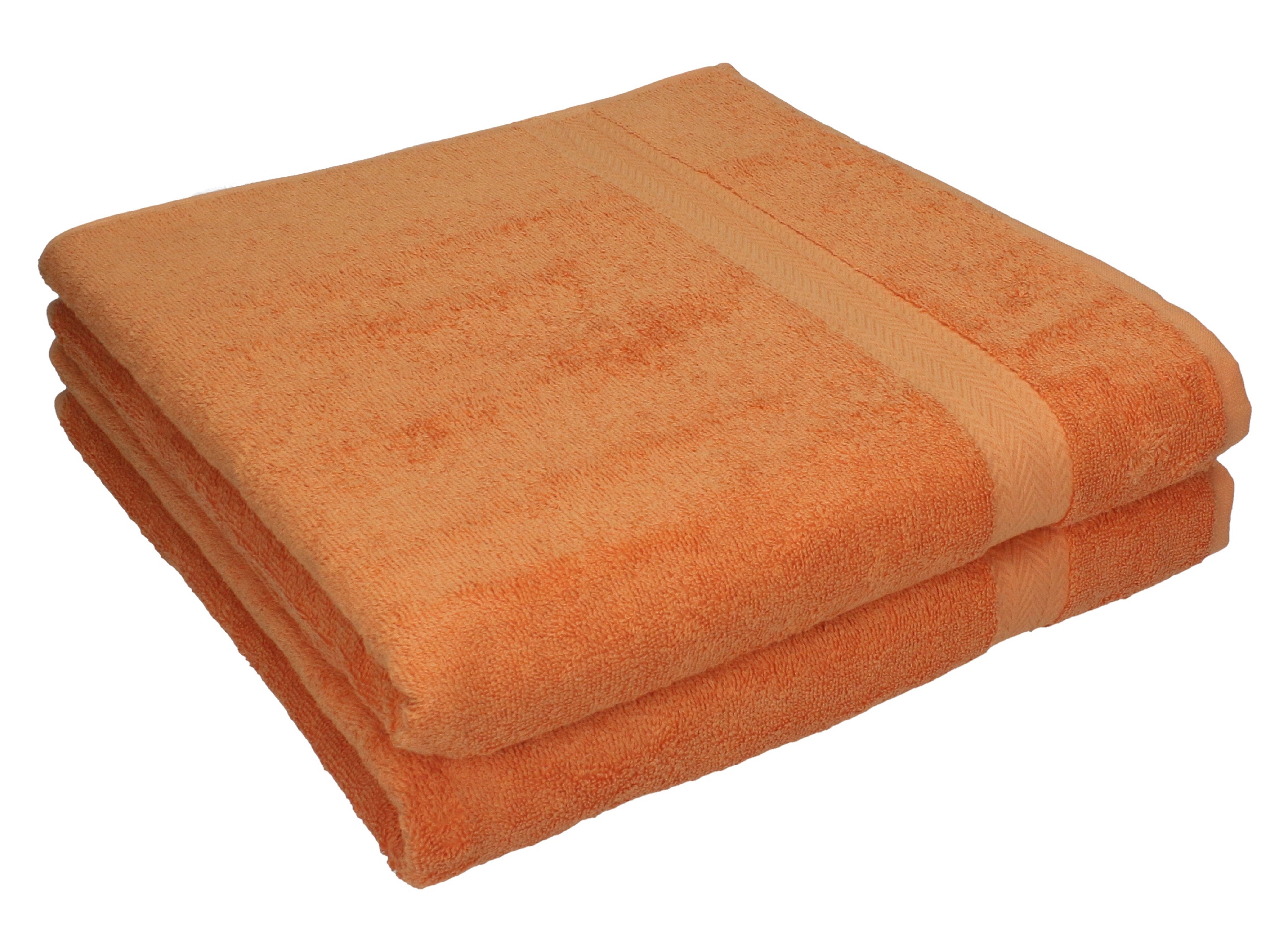 PREMIUM Saunahandtuch-Set 2-teiliges 200cm, 70 Saunatuch (2-St) x orange Betz 100% Baumwolle