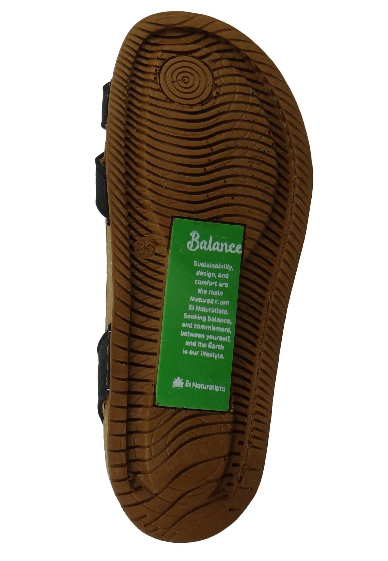 El Naturalista N5790 Balance Black Pantolette