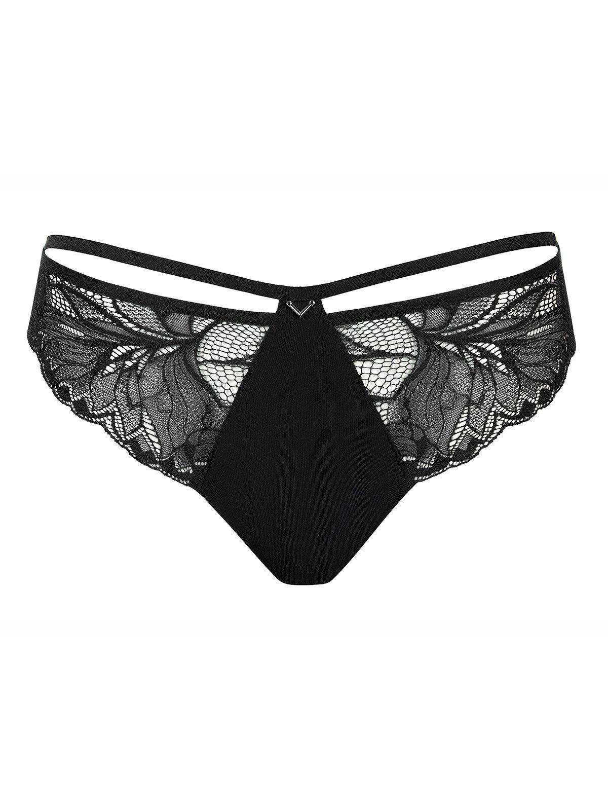 Lisca Bikinislip Damen Slip Charisma (Stück, 1-St) Zusätzlicher Spaghetti-Bund vorne, dekoratives Teil vorne