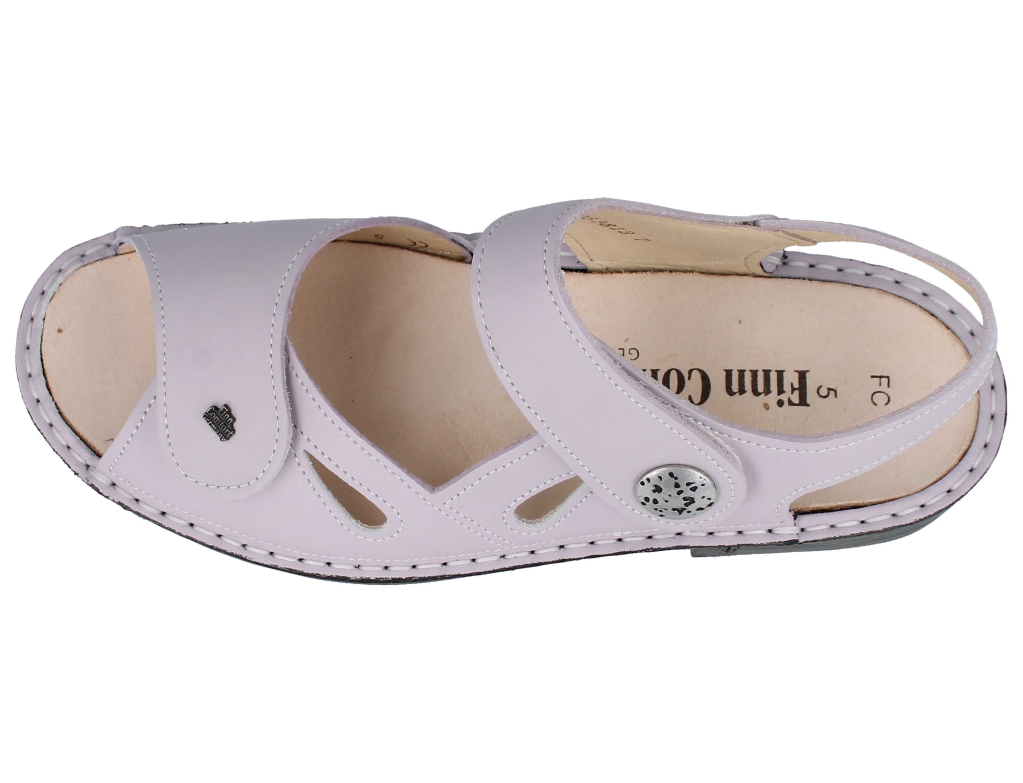 Finn Comfort FINN COMFORT Costa Damen Sandale rose Glattleder - Größe: UK 6 Sandale
