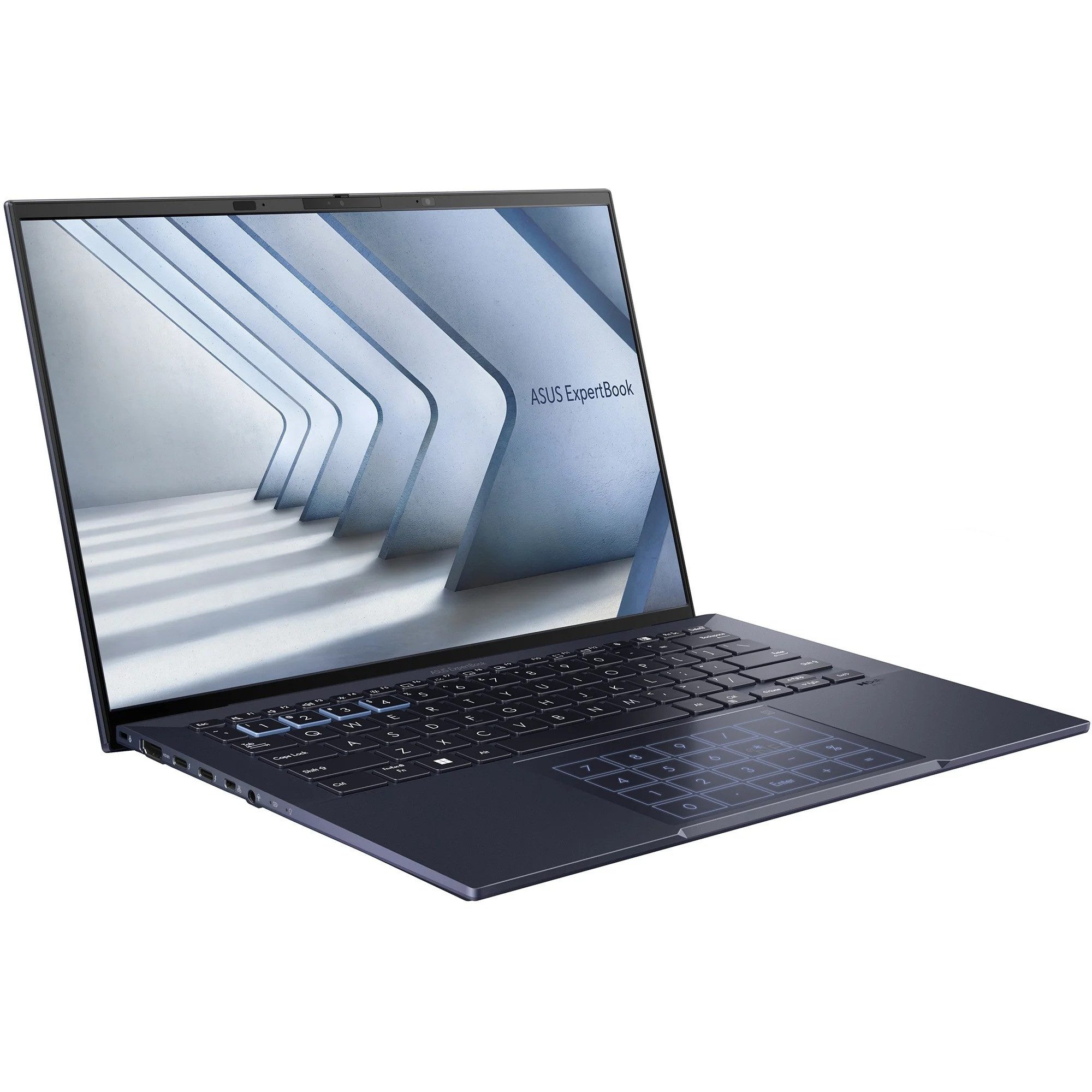 Asus ExpertBook B9 B9403CVAR OLED Intel Core 7-150U 5,4 GHz 16GB RAM Business-Notebook (35,6 cm/14 Zoll, Intel Core 7 150U, Intel Iris Xe Graphics, 16 GB, 512 GB SSD, Thunderbolt 4, micro HDMI (RJ45 LAN), HDMI 2.1)