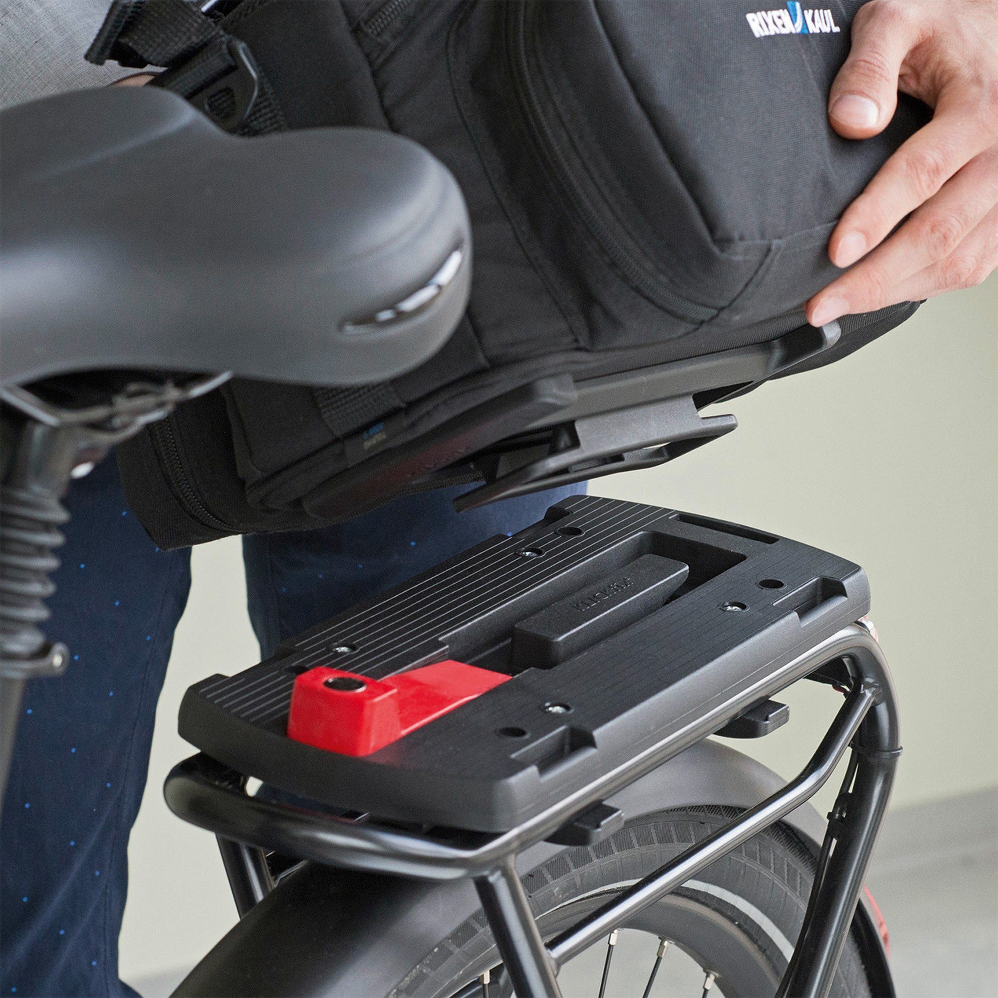 Rixen & Kaul Fahrradkorb Rackpack 2 Plus (2-tlg), Fahrrad Tasche hinten für E Bike Gepäckträgertasche abnehmbar 12 Liter