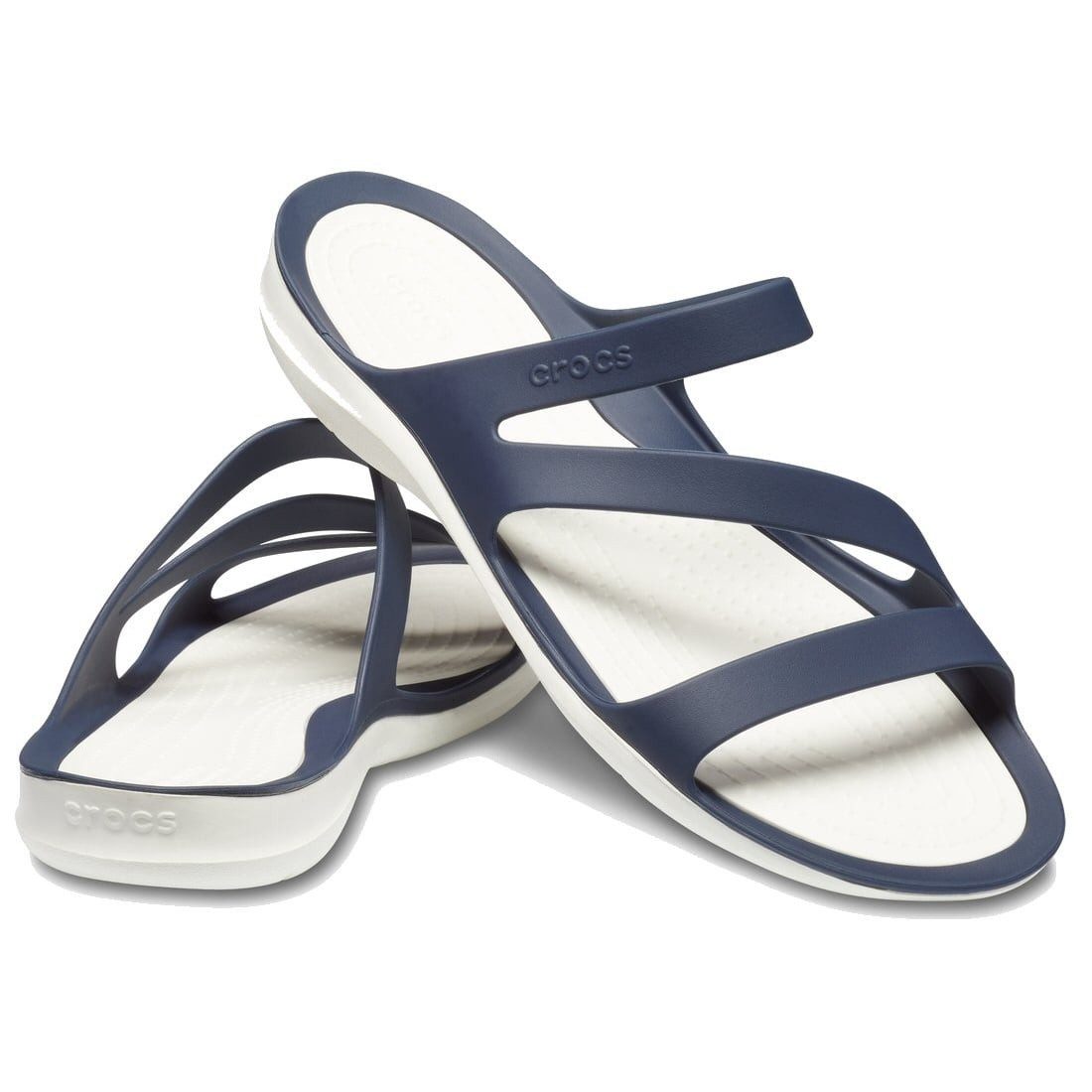Crocs Sandale Swiftwater navyblau/weiss Damen - 1 Paar Badeschuh günstig online kaufen