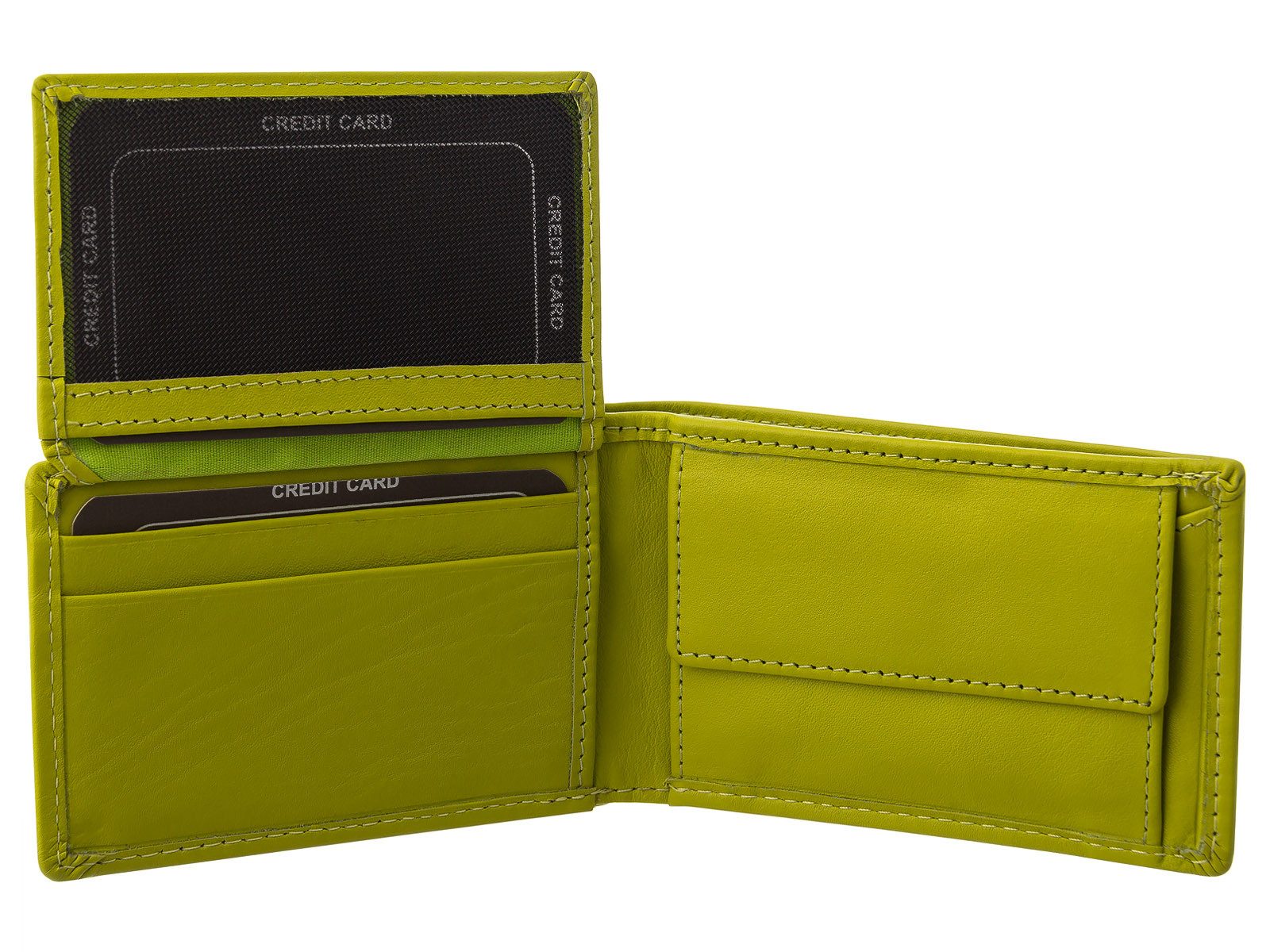 JS Geldbörse JS Scheintasche Mini C42217N wallet Querformat (1-tlg), Leder