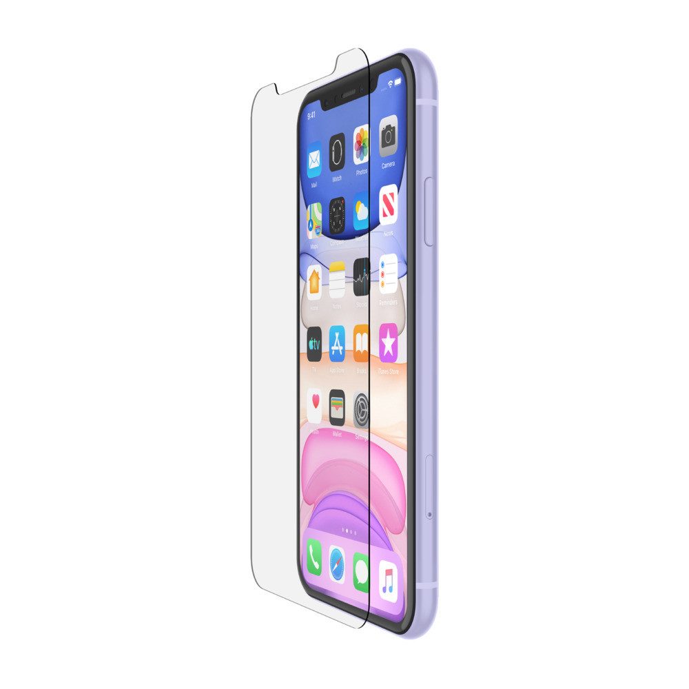 Belkin Displayschutzglas SCREENFORCE InvisiGlass antimikrobiel iPhone 11/XR