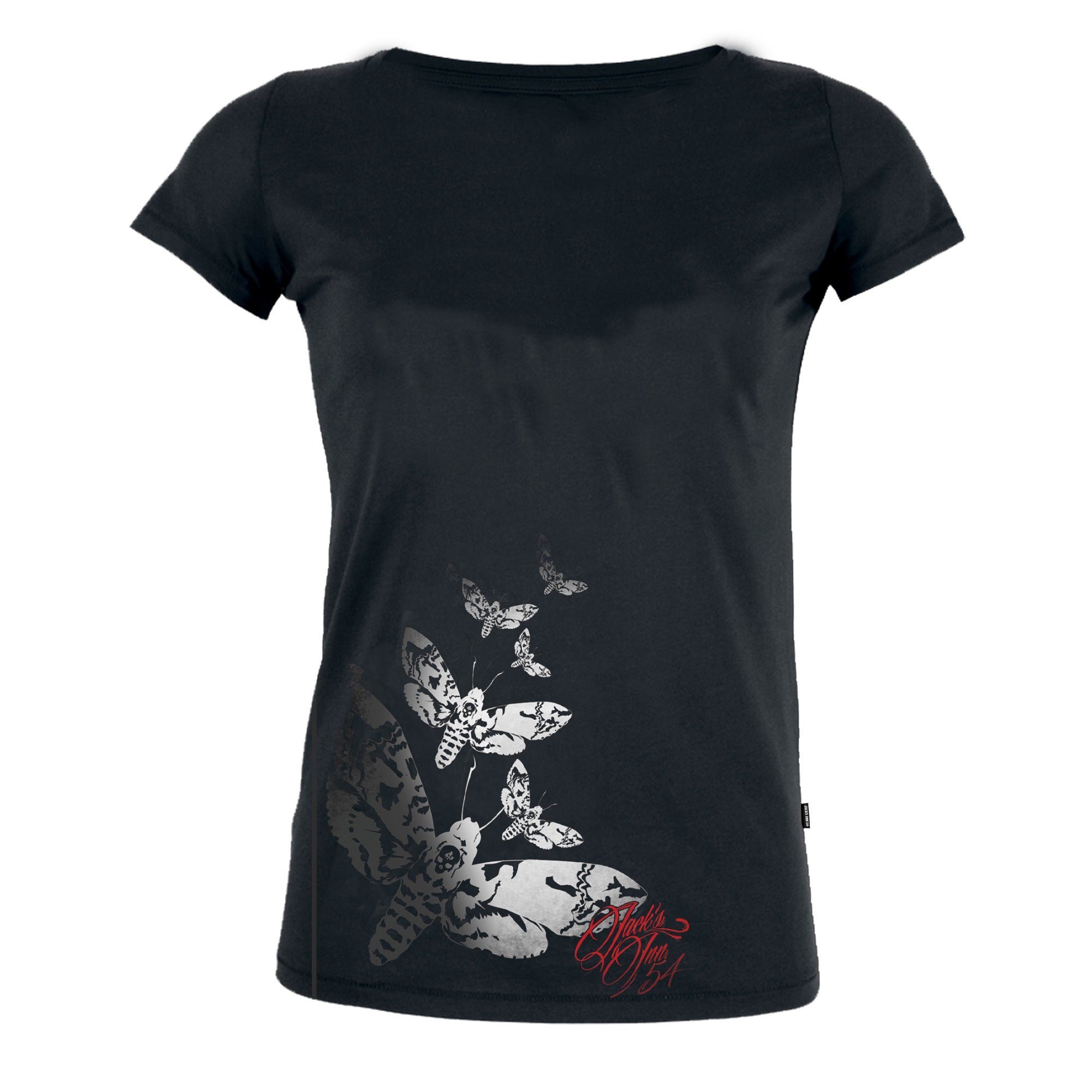 JACK'S INN 54 Kurzarmshirt Mariposa Muerta (1-tlg)