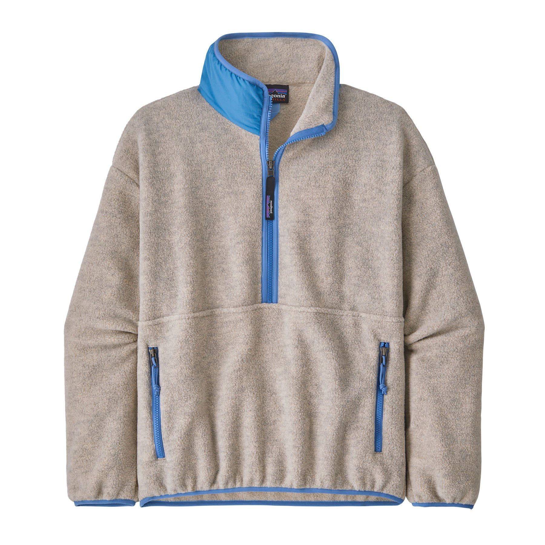 Patagonia Fleecepullover Patagonia Damen Fleecepullover Synch Marsupial oatmeal heather w/blue bird