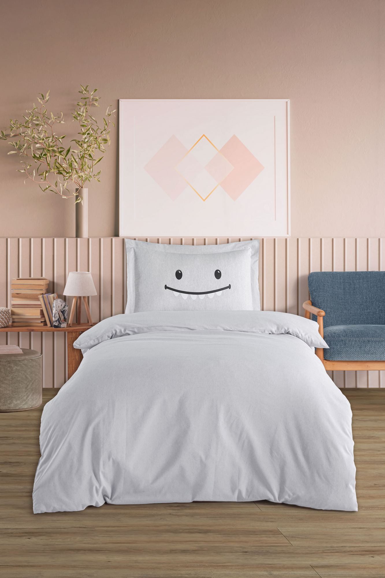 L'Essentiel Maison Jugendbettwäsche Set, Labubus, Baumwolle, 2 teilig, Luxuriöses Lububu Bettdeckenbezug-Set aus Baumwollmischung