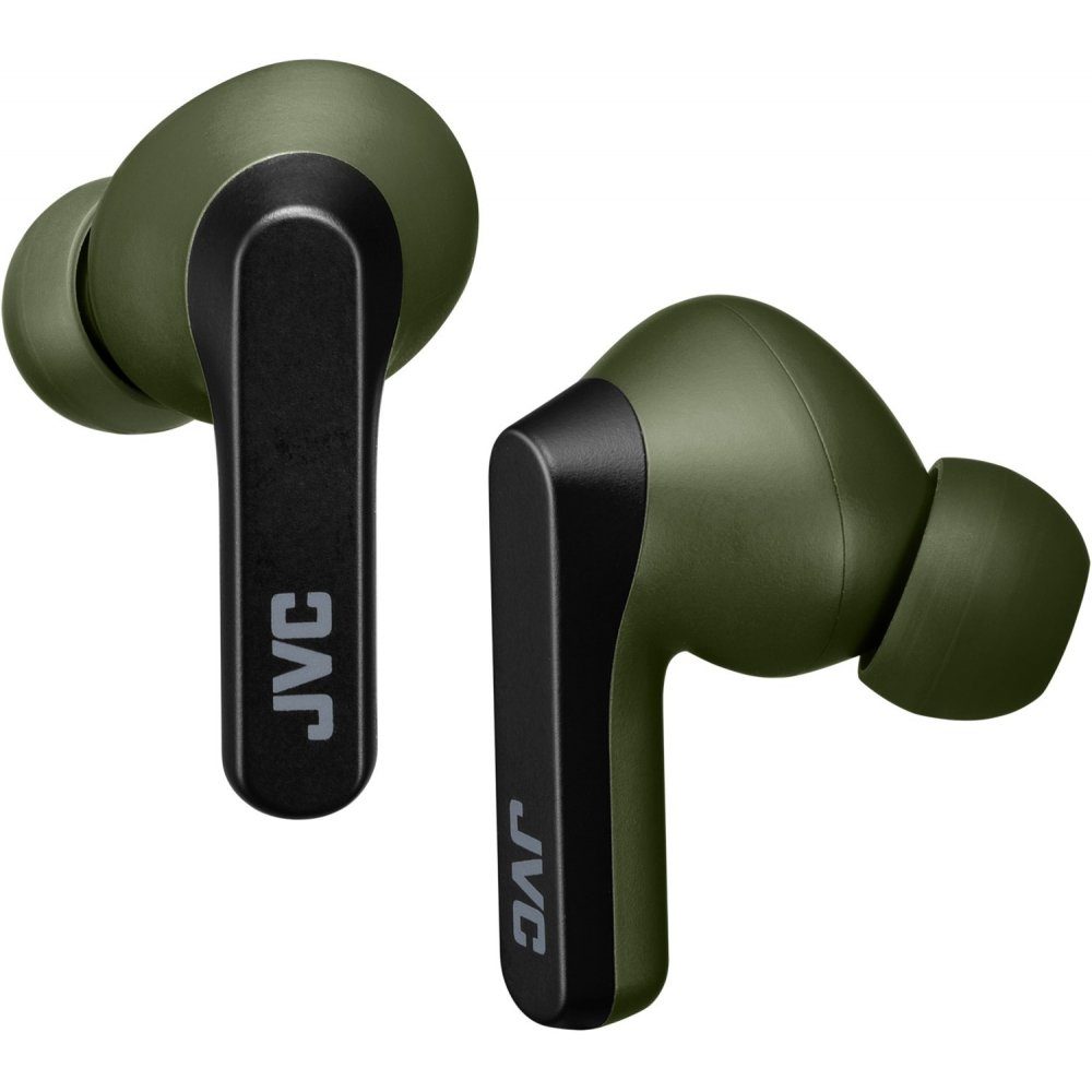 JVC HA-A9T-G-E True Wireless - Headset oliv - grün In-Ear-Kopfhörer