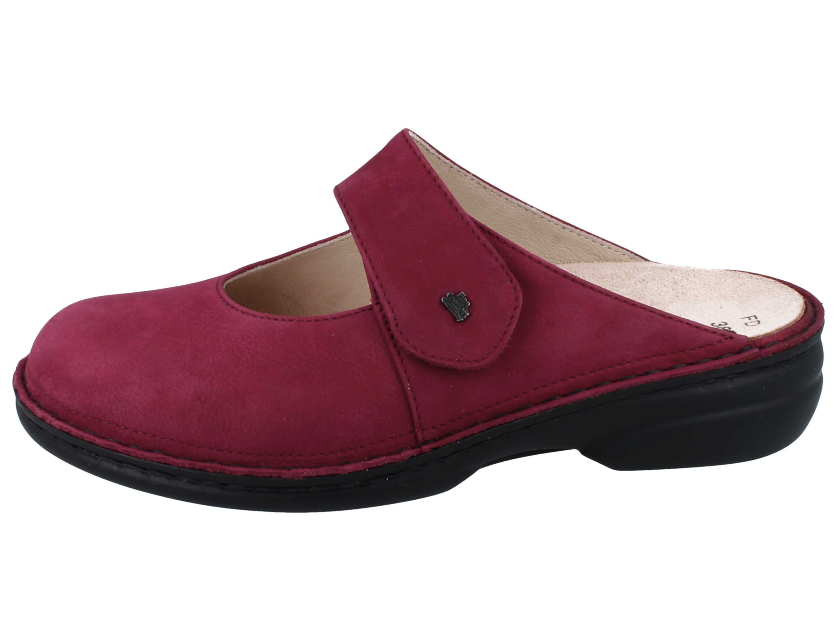 Finn Comfort LIMITIERTE FARBE FINN COMFORT Stanford Damen Clog himbeerfarben Clog Wechselfußbett