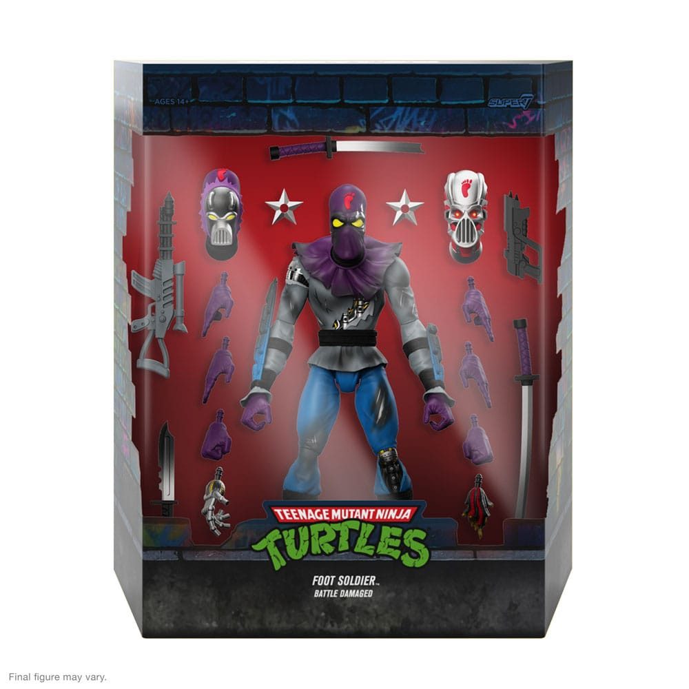 Super7 Actionfigur Teenage Mutant Ninja Turtles Ultimates Foot Soldier 18 cm