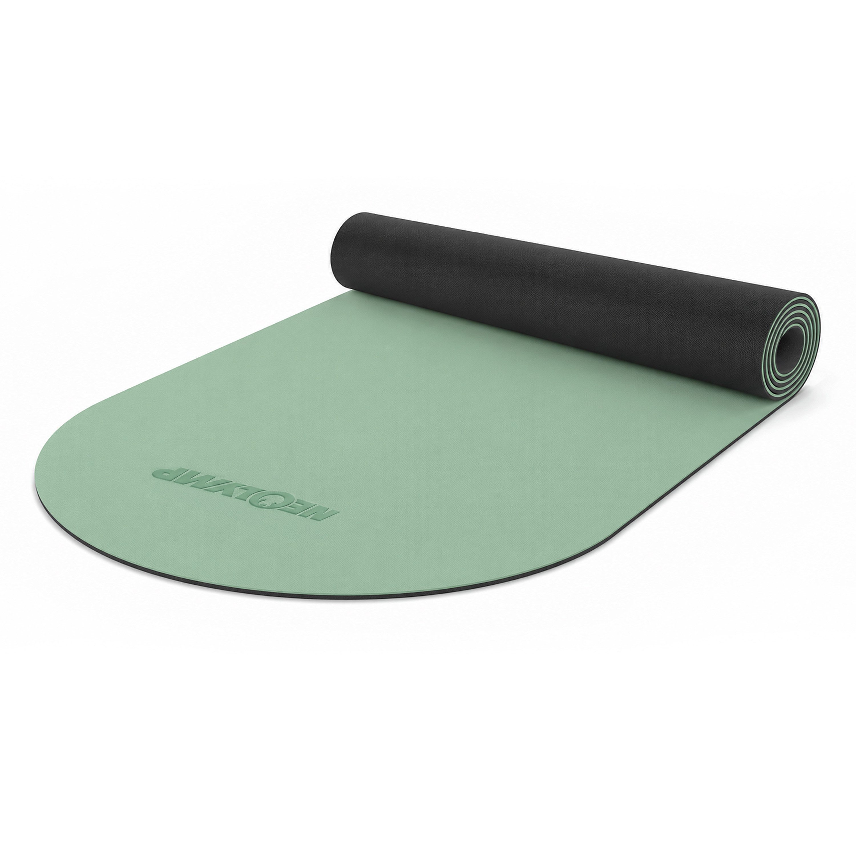 Pilatesmatte Premium Pilates Yogamatte rutschfest 180x66cm aus PU & Naturkautschuk