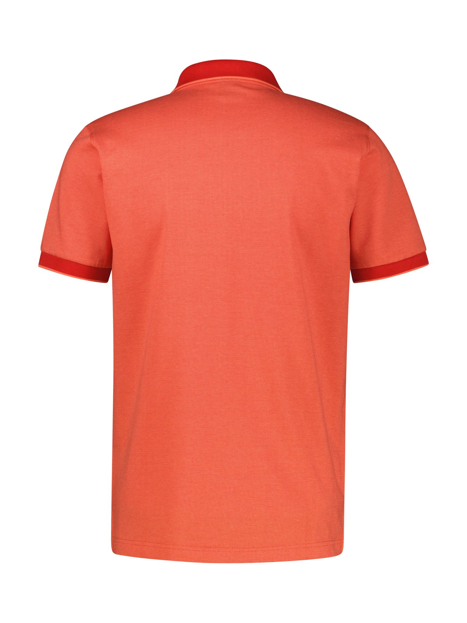 LERROS Poloshirt Kurzarm mit Logostickerei und abgesetzten Ärmeln und Kragen