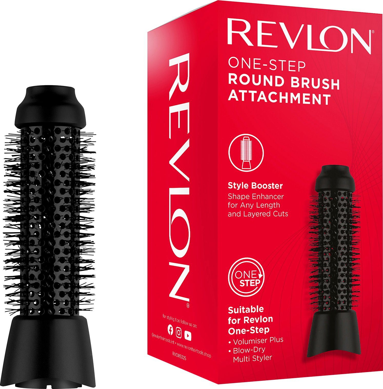 Multi Volumiser Styler und für RUNDBÜRSTENAUFSATZ, RVDR5298E RVDR5325, Rundbürste Revlon Warmluftbürste RVDR5333 ONE-STEP