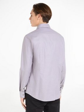 Calvin Klein Langarmhemd STRUCTURE EASY CARE SLIM SHIRT