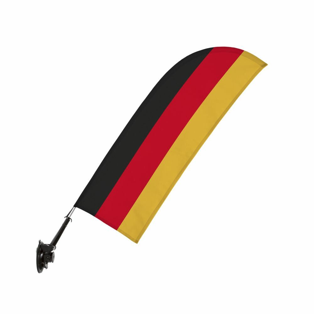 Flagge Showdown Fensterflagge - Wind Set - Deutschland Flagge