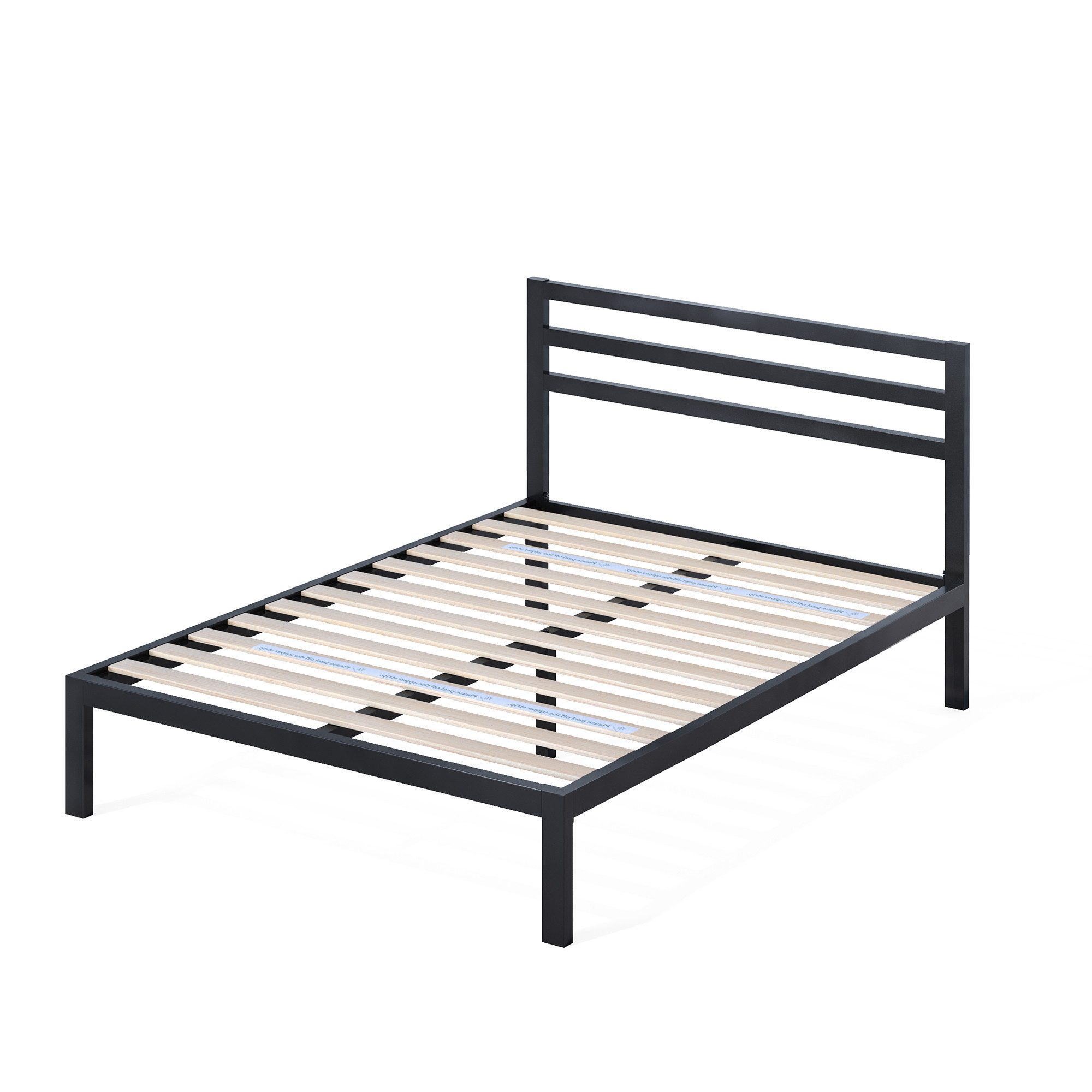 ZINUS Bettgestell Mia Metallbett mit Kopfteil (Bett, Schwarz, 140x200 cm), günstig online kaufen