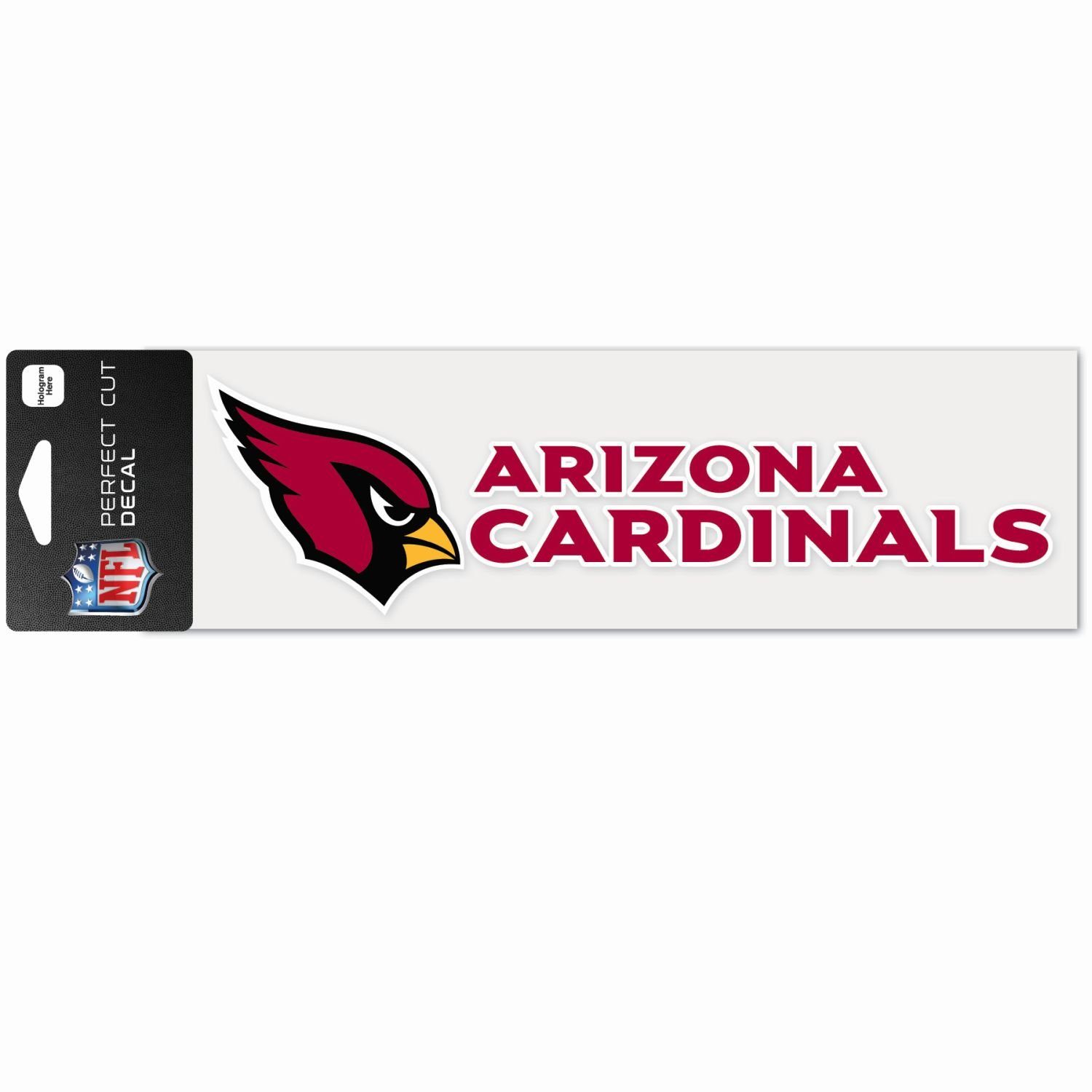 WinCraft Wanddekoobjekt NFL Perfect Cut Aufkleber 8x25cm Arizona Cardinals
