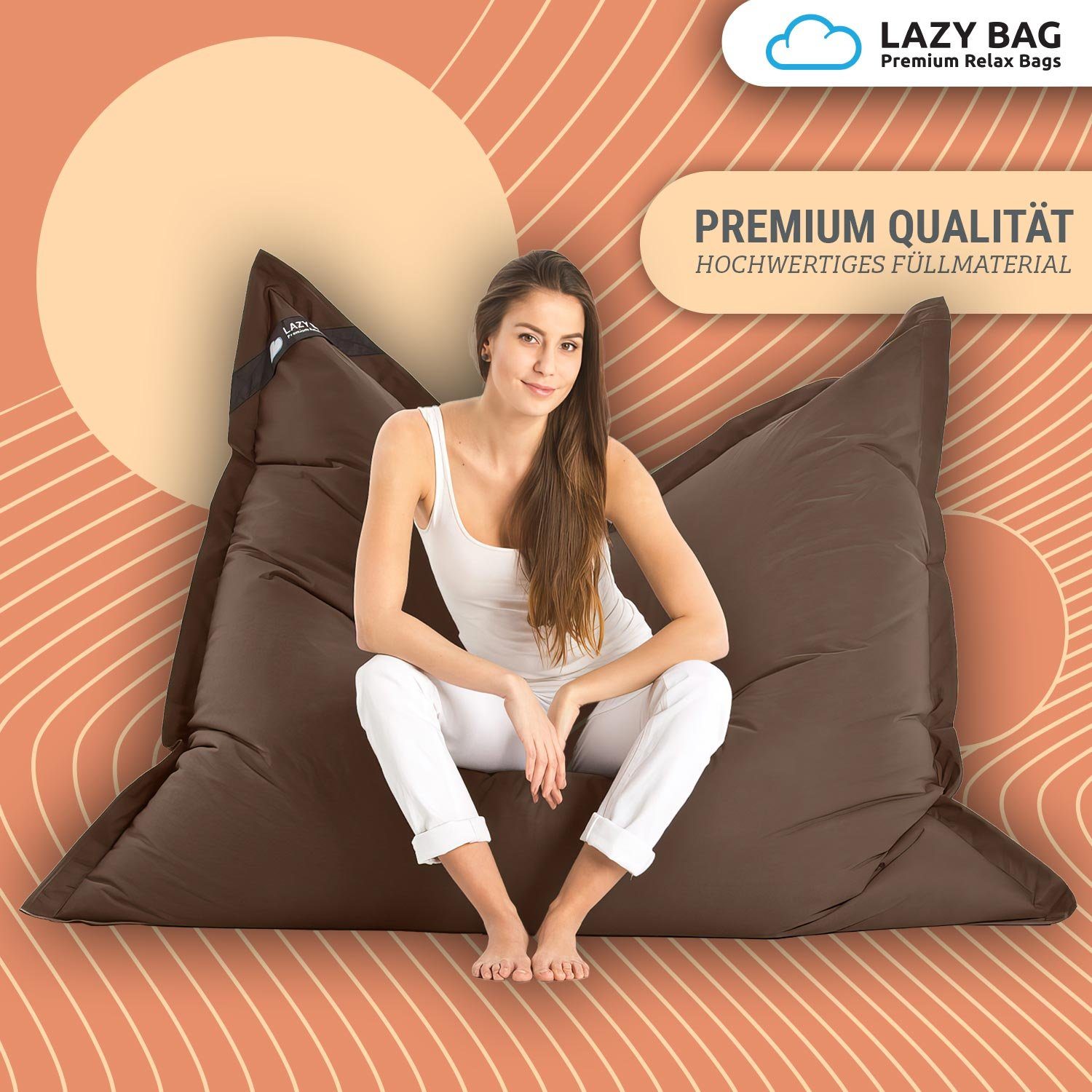 LazyBag Sitzsack Indoor & Outdoor XXL günstig online kaufen