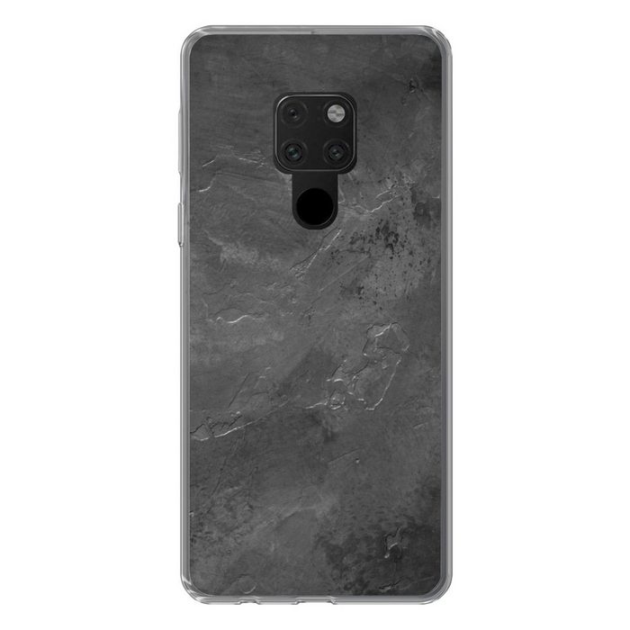 MuchoWow Handyhülle Struktur - Zement - Beton - Grau - Vintage Phone Case Handyhülle Huawei Mate 20 Silikon Schutzhülle