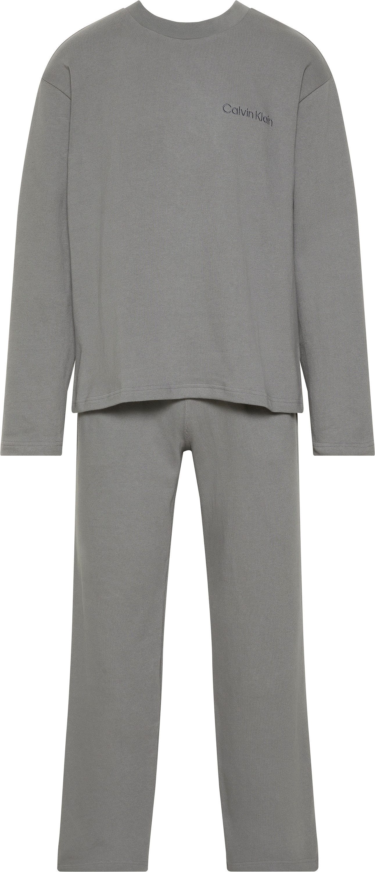 Calvin Klein Underwear Schlafanzug LS TEE PANT SET Mit elastischem Bund