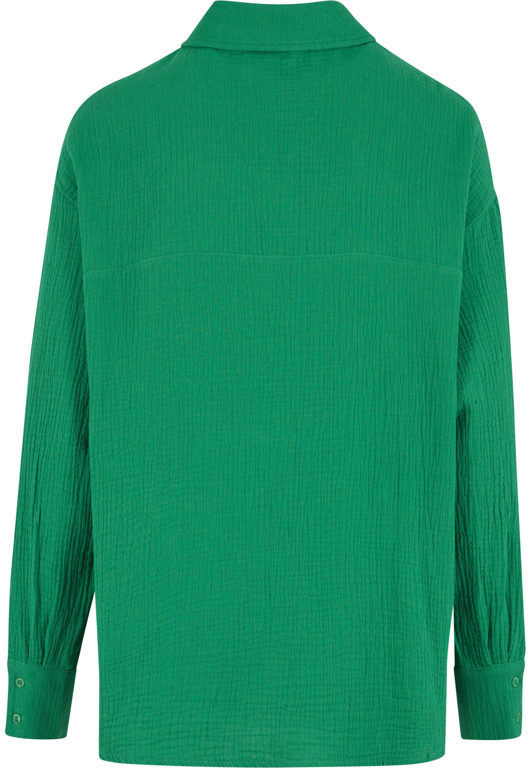 URBAN CLASSICS Klassische Bluse Urban Classics Ladies Oversized Musselin Bl günstig online kaufen