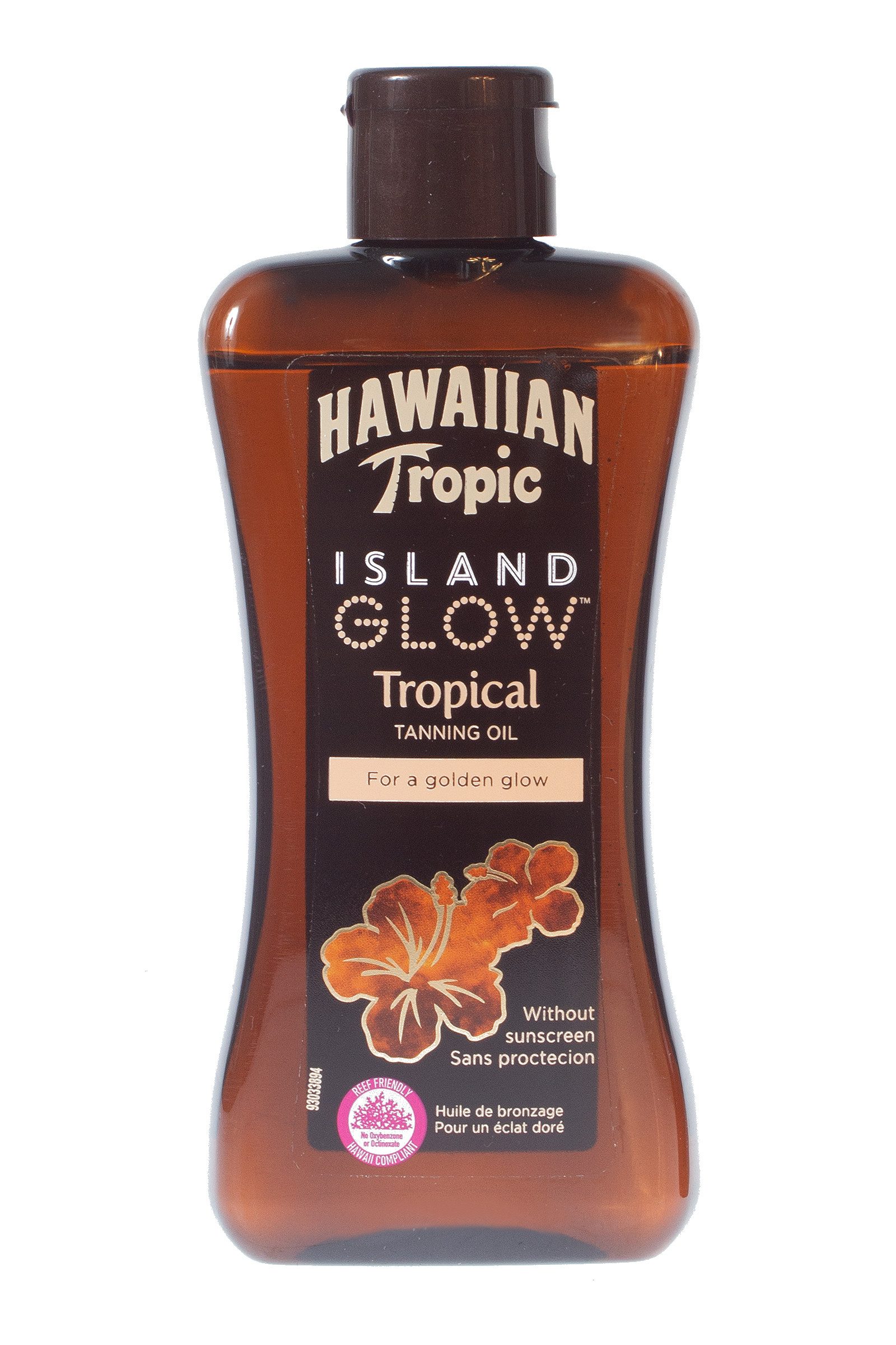 Hawaiian Tropic Körperöl Hawaiian Tropic Tropical Tanning Oil 200ml Einzelartikel, 1-tlg., Island Glow, mit Kokosöl und Kakaobutter