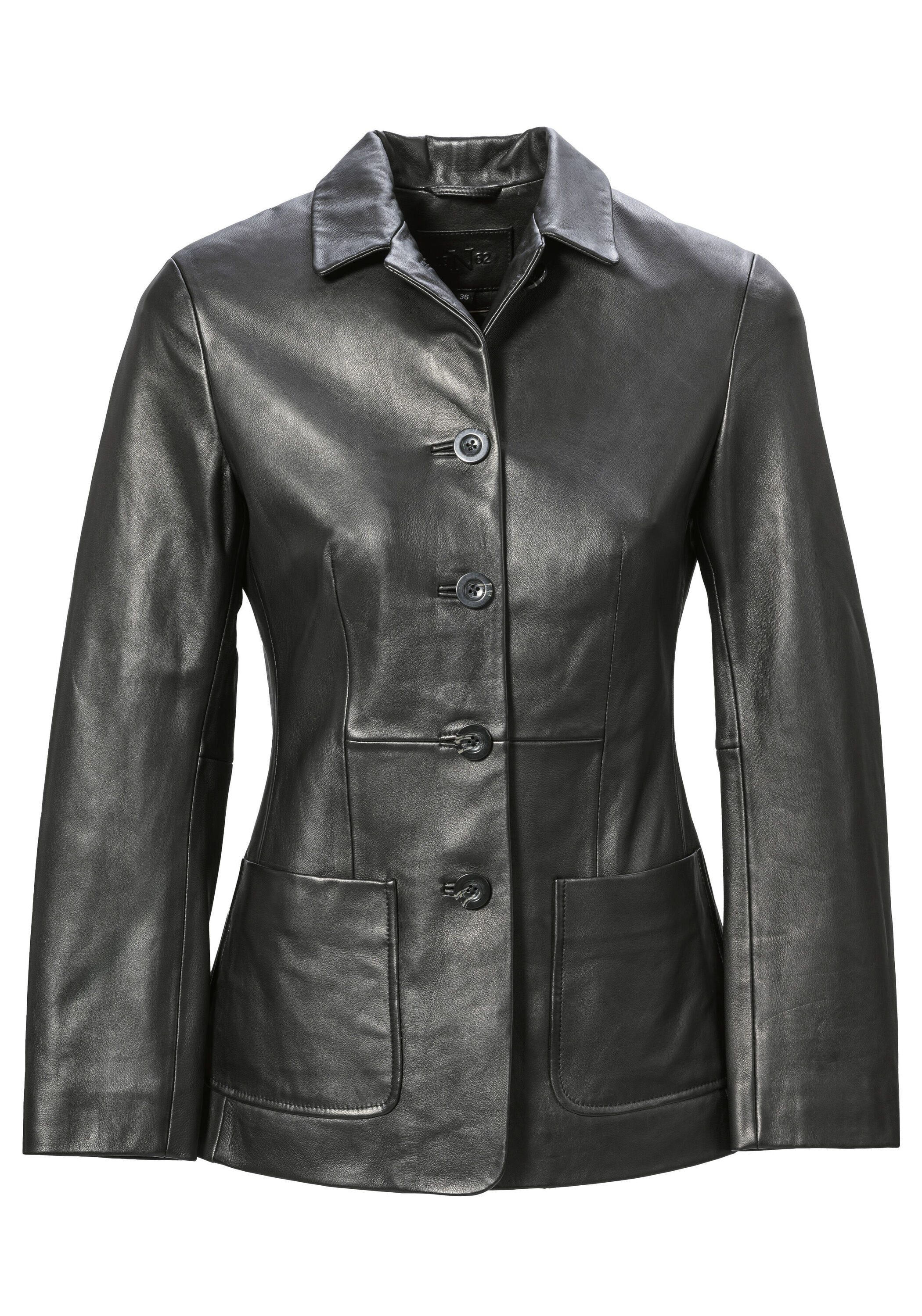 18N62 Lederjacke NEGELIA (1-St) leicht tailliert günstig online kaufen
