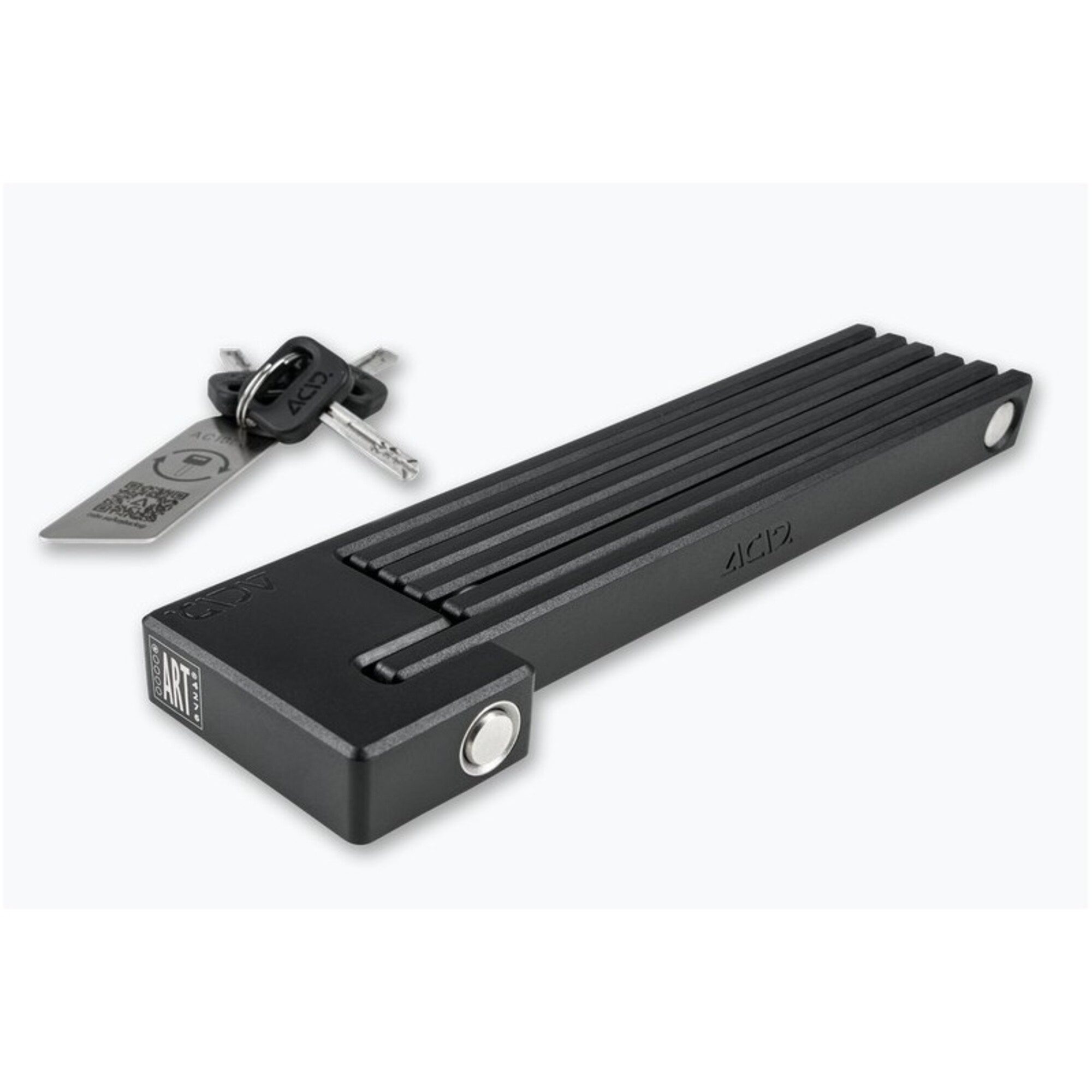 ACID Faltschloss ACID by CUBE Rigid 100 Pure Fahrrad Faltschloss schwarz