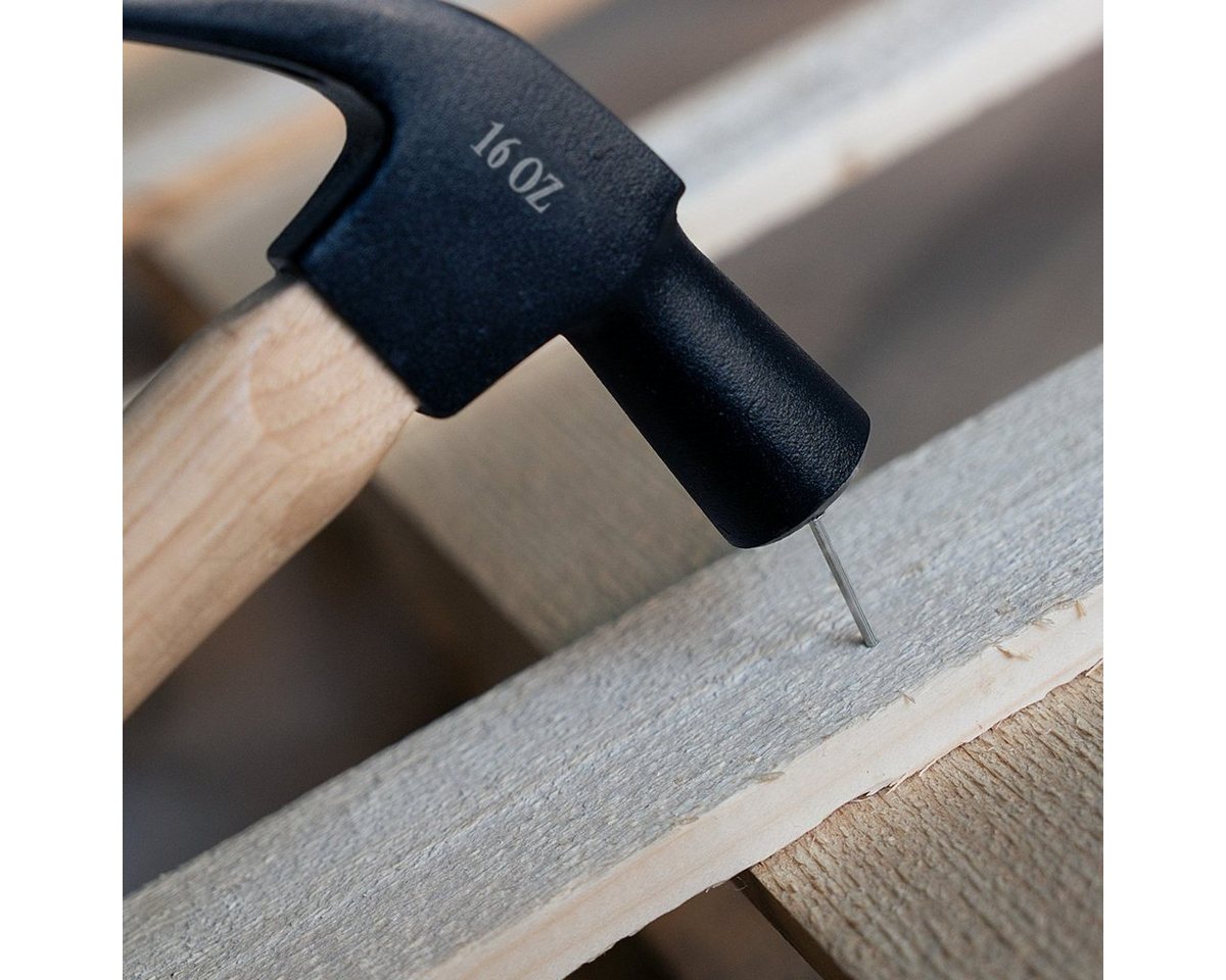 Thumbnail - Navaris Klauenhammer Klauenhammer mit Hickory-Holzstiel - 33cm Stiellänge (1-St)